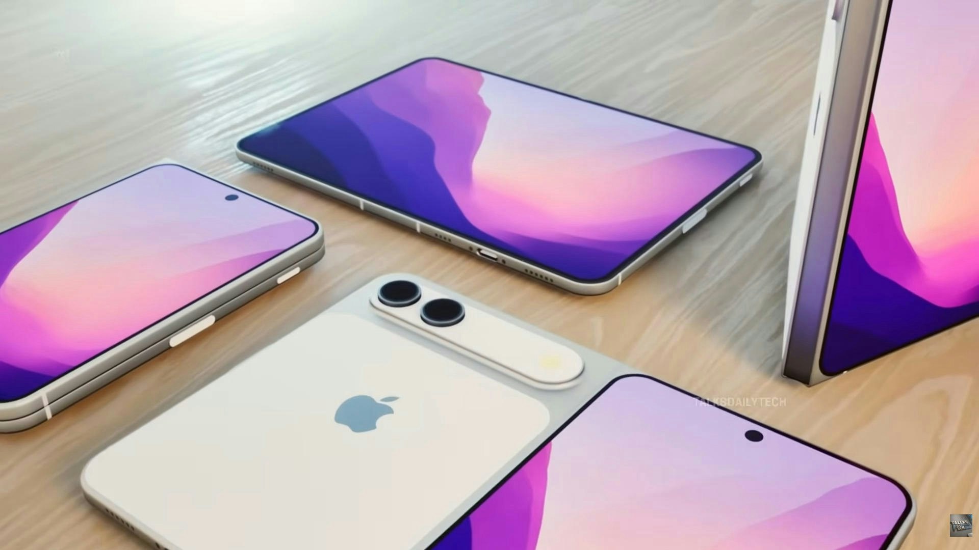 彭博︰蘋果首款摺疊手機 iPhone Fold 仍有望9月發布
