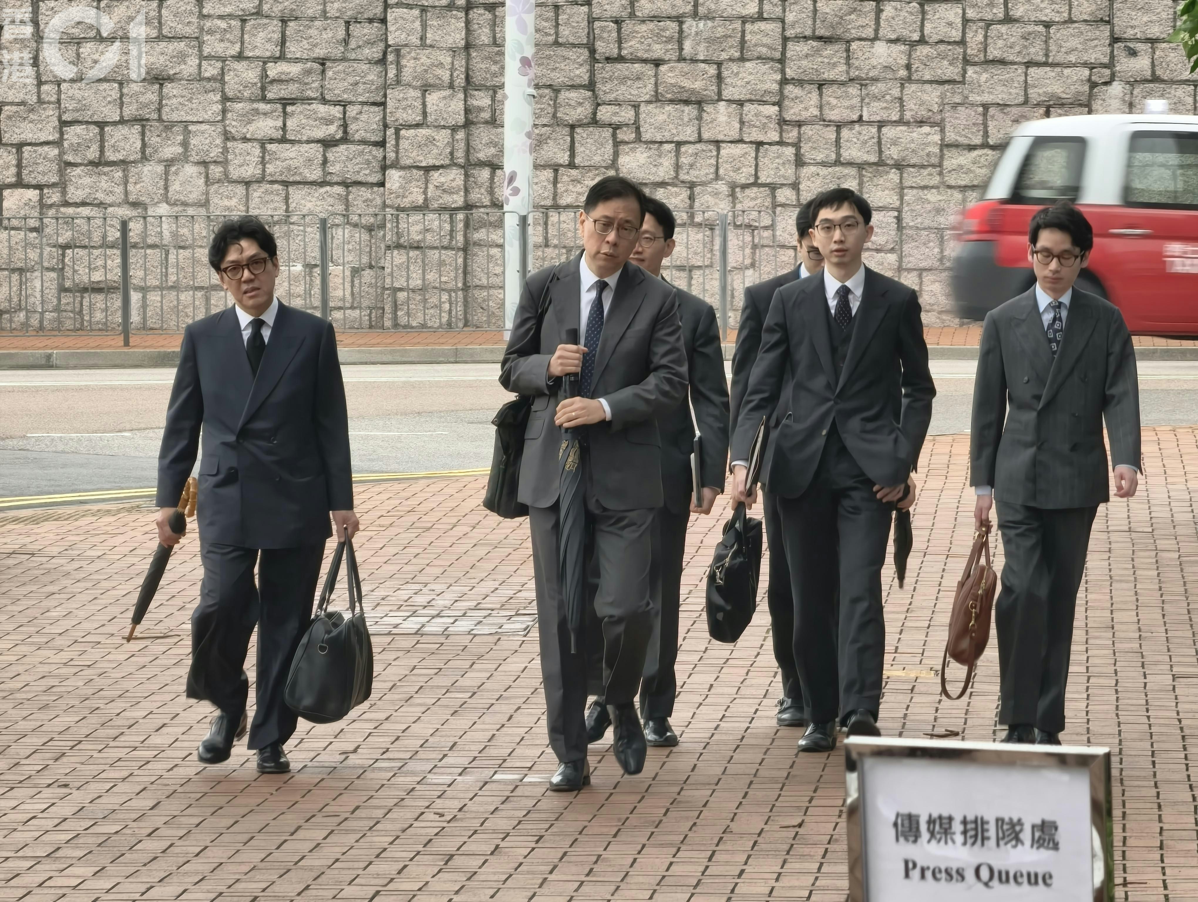 獨立委員會首席代表大律師杜淦堃(中)。(黃學澗攝) 獨立委員會首席代表大律師杜淦堃(中)。(黃學澗攝)