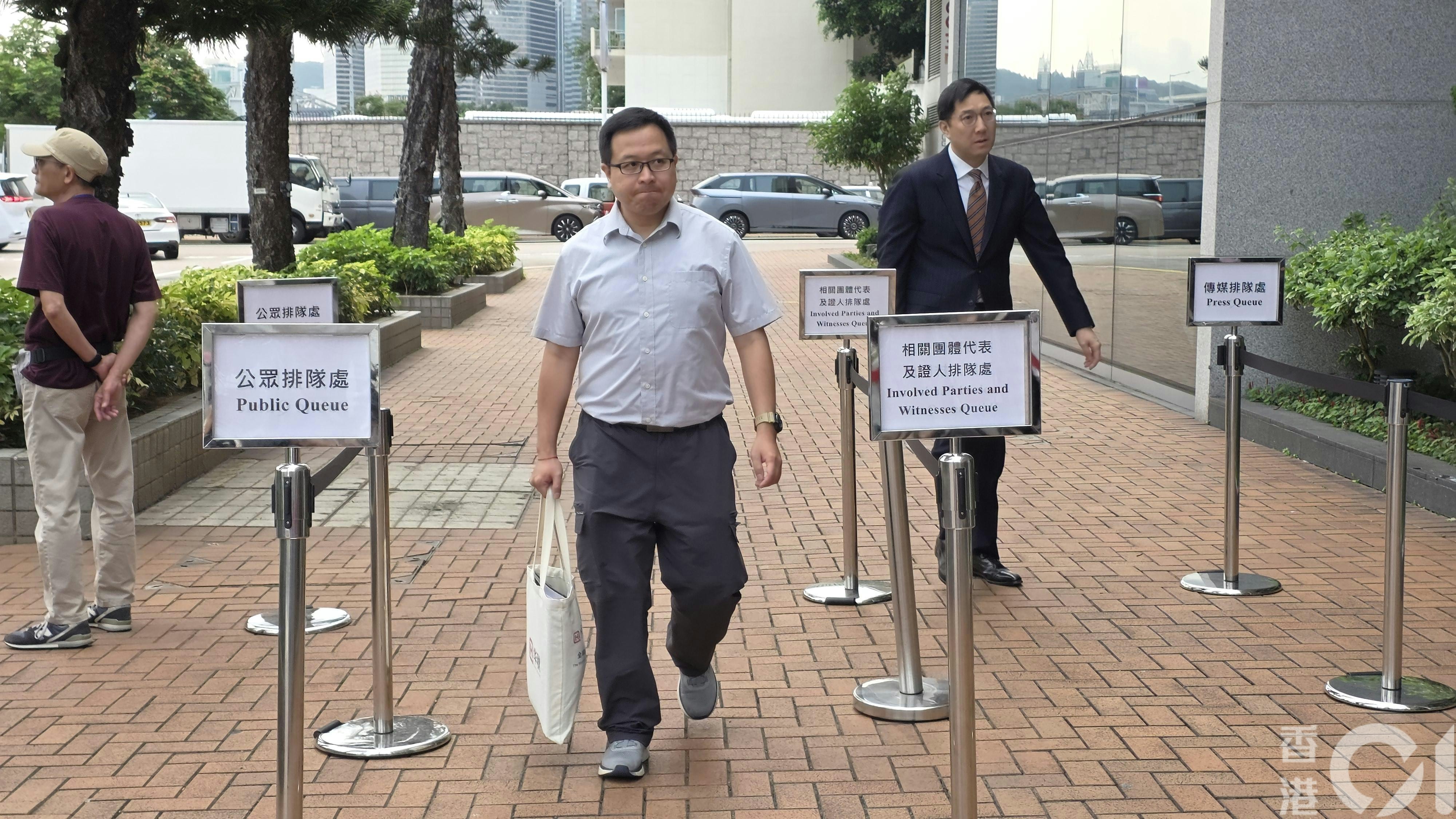 宏福苑業主立案法團管理委員會主席徐滿柑。(黃偉民攝)