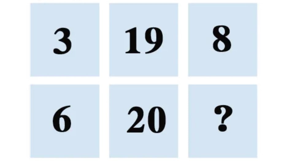 数字IQ推理题|你能根据第1组数字 算出第2组问号处应填什么吗?