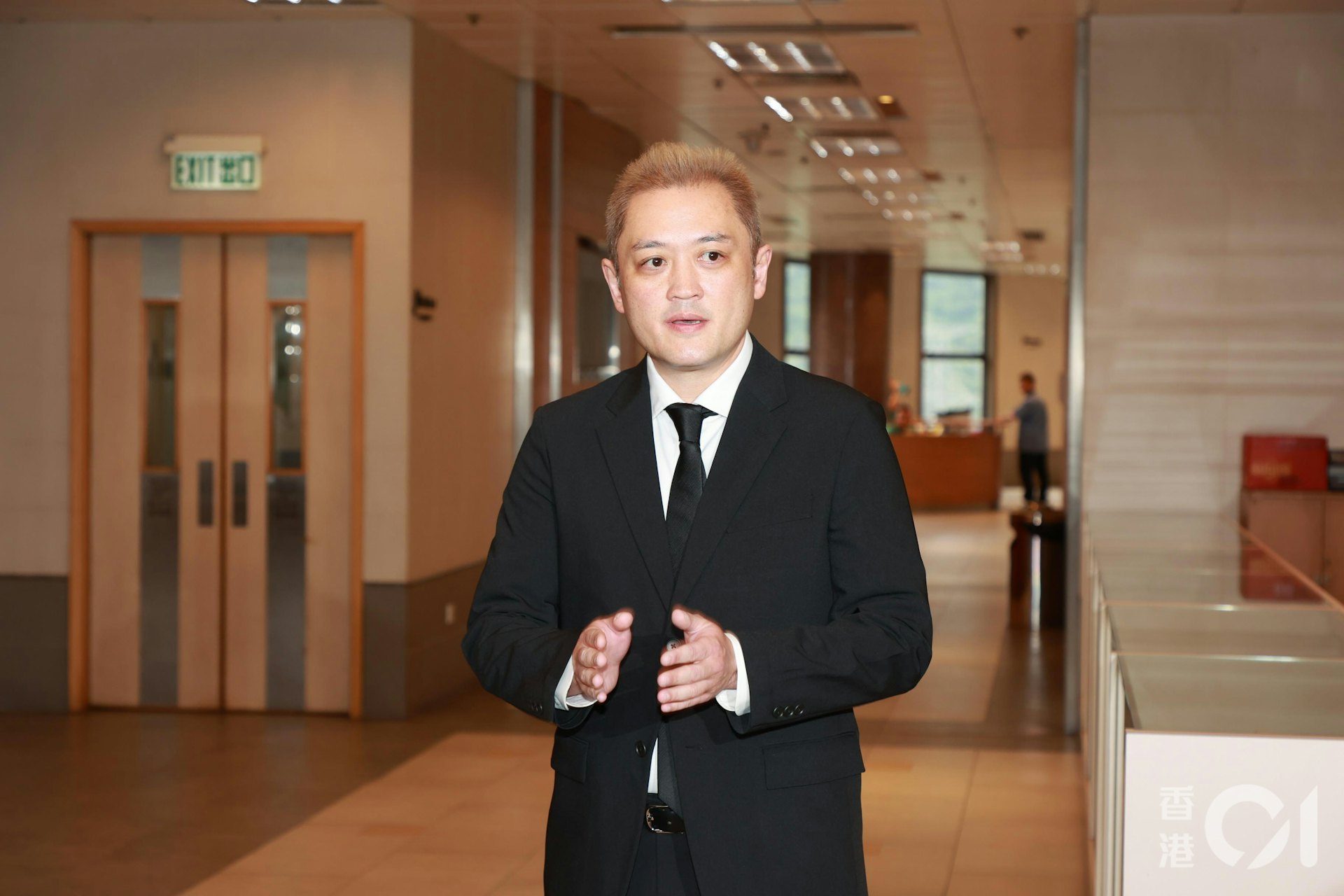 李泳漢多謝大家關心。(葉志明攝)
