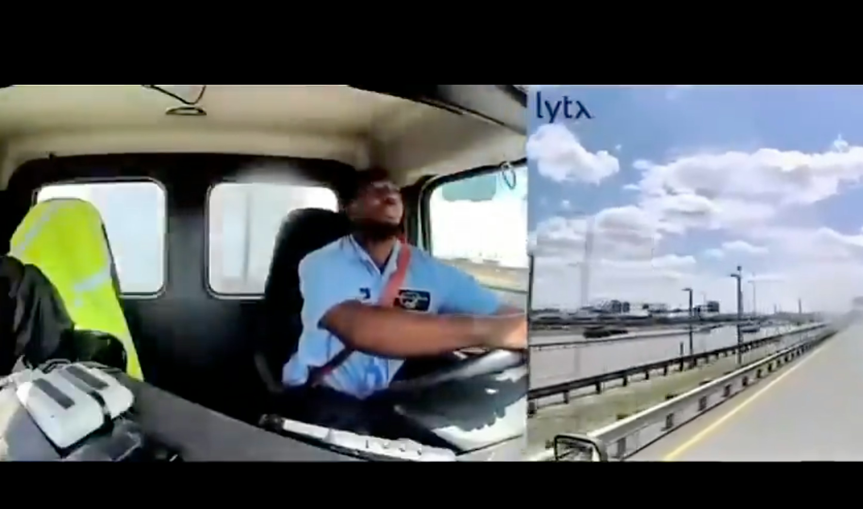 联航飞机降落时撞货车 车载摄像头曝撞击一刻