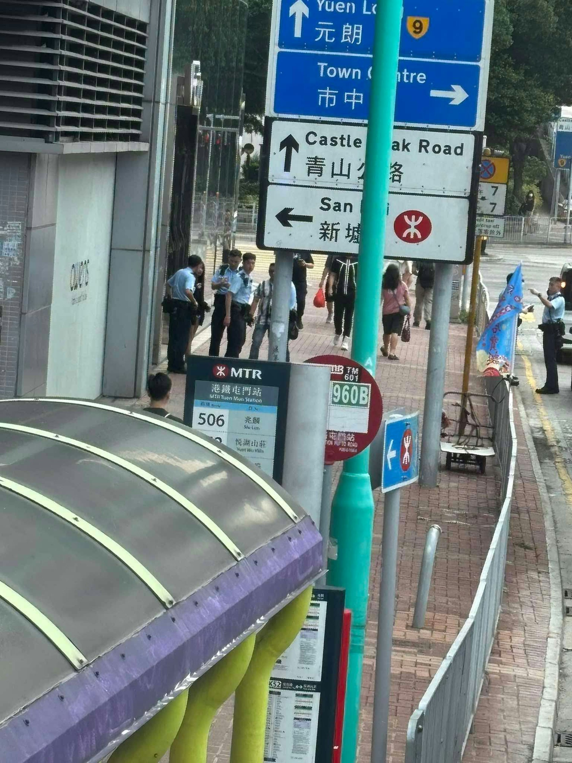 警員到場調查。(Facebook Joe Chan圖片)