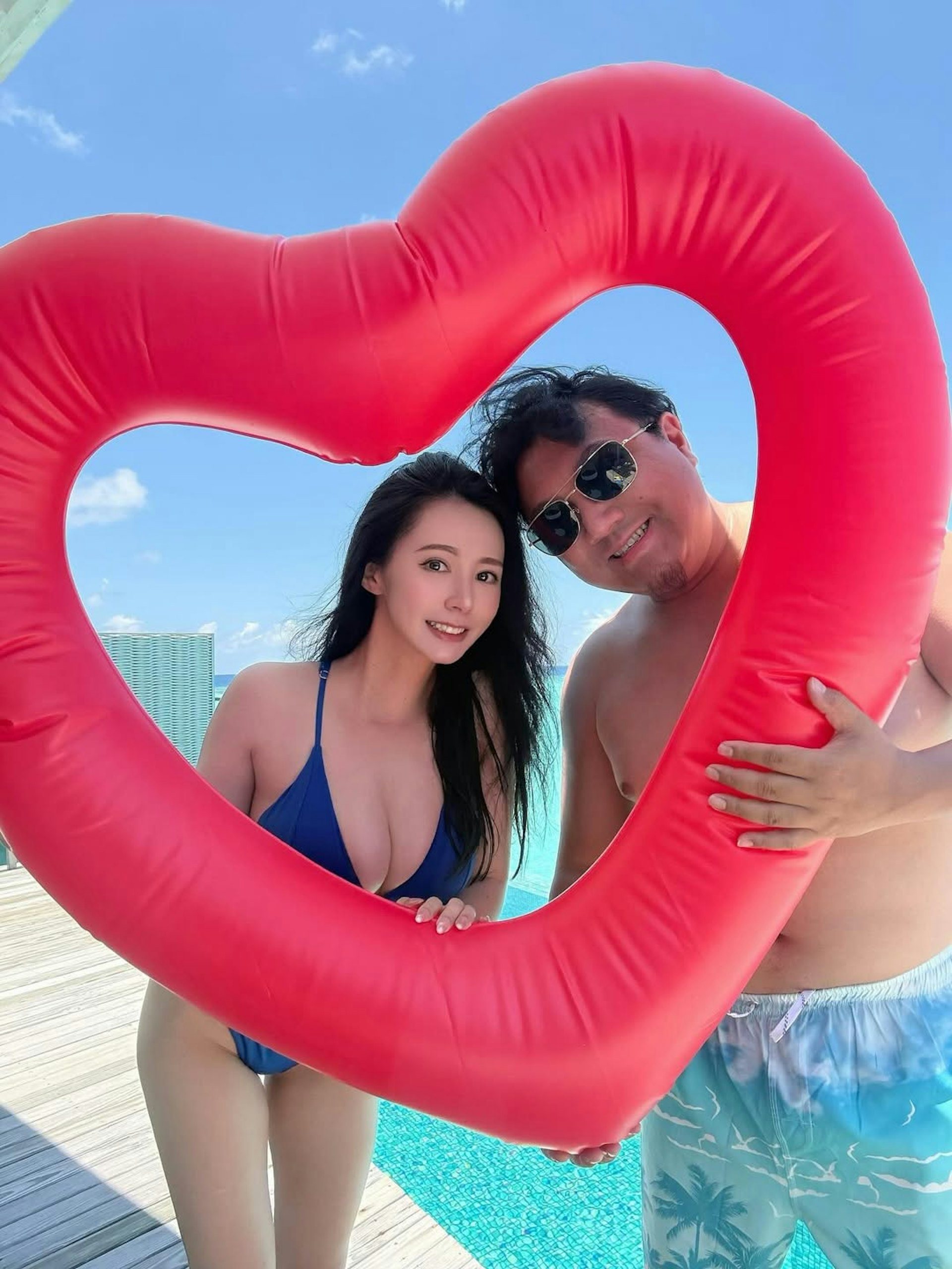 陳渃晴與老公迎來結婚10周年。(IG@kakachan_0827)