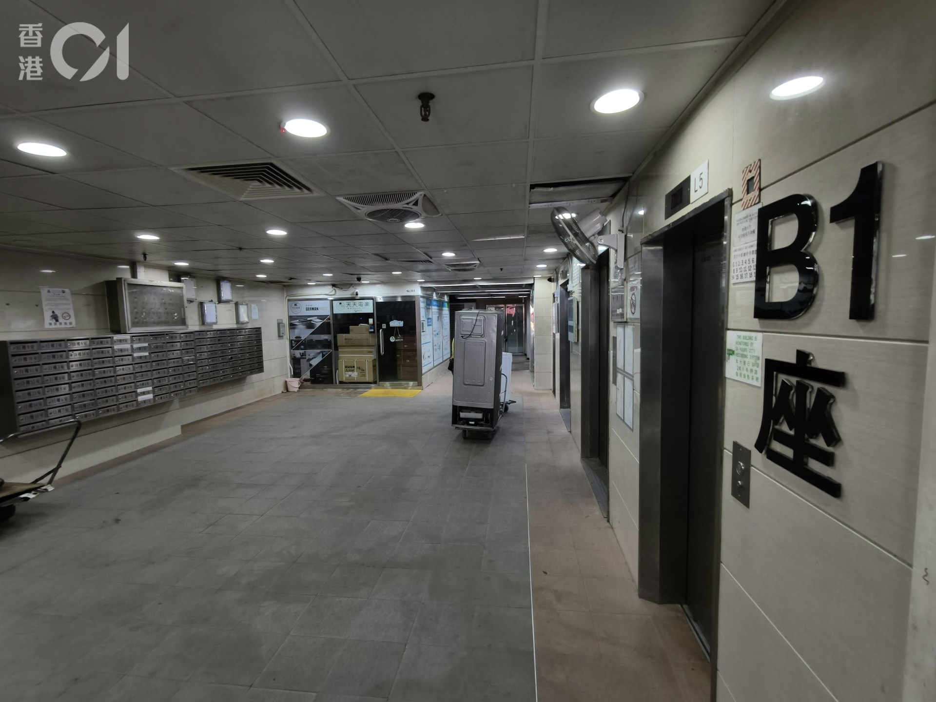 現場是恆威工業中心B1座。(黃學潤攝) 現場是恆威工業中心B1座。(黃學潤攝)