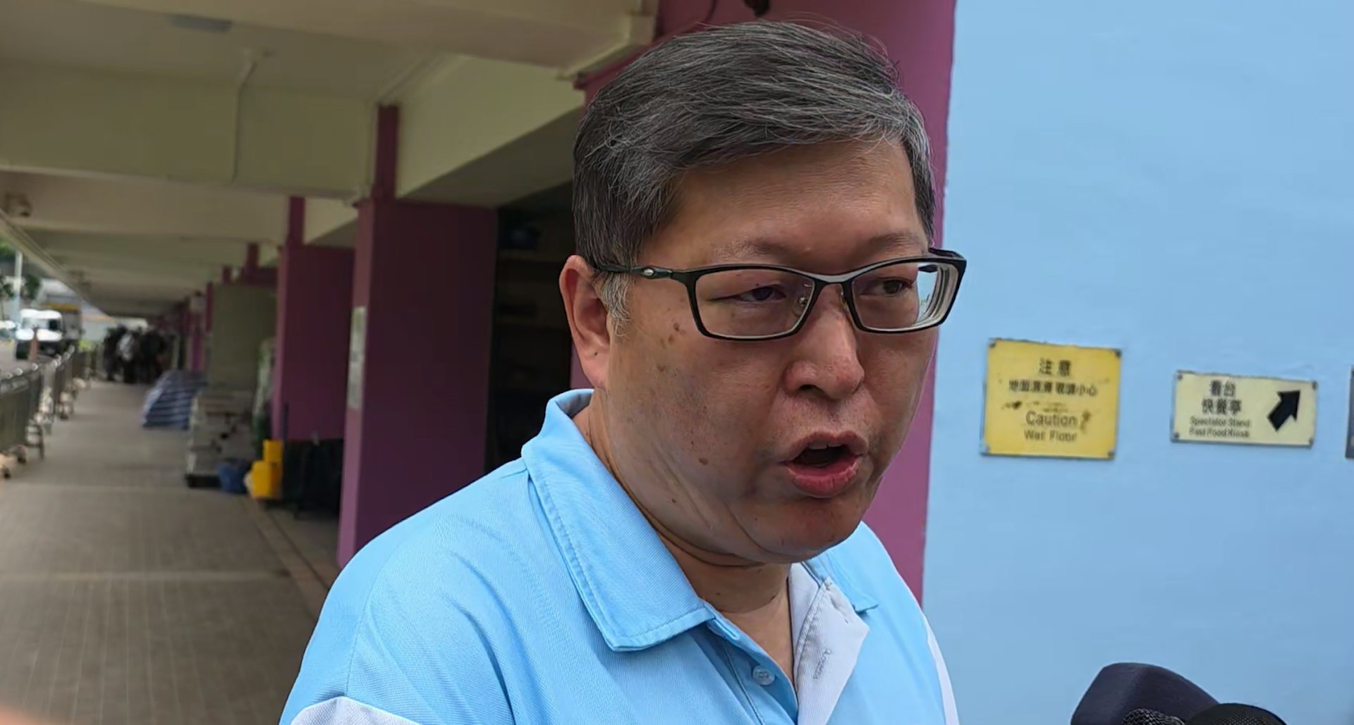 香港建造業總工會理事長周思傑希望勞工處嚴肅徹查事件。(黃偉民攝) 香港建造業總工會理事長周思傑希望勞工處嚴肅徹查事件。(黃偉民攝)