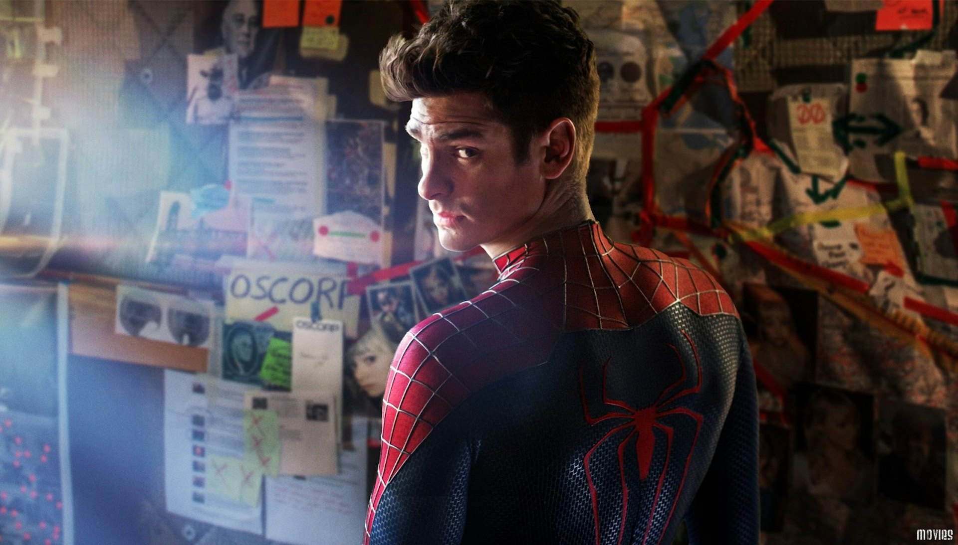 第二代蜘蛛俠安德魯嘉菲(Andrew Garfield)(《蜘蛛俠:驚世現新》劇照)