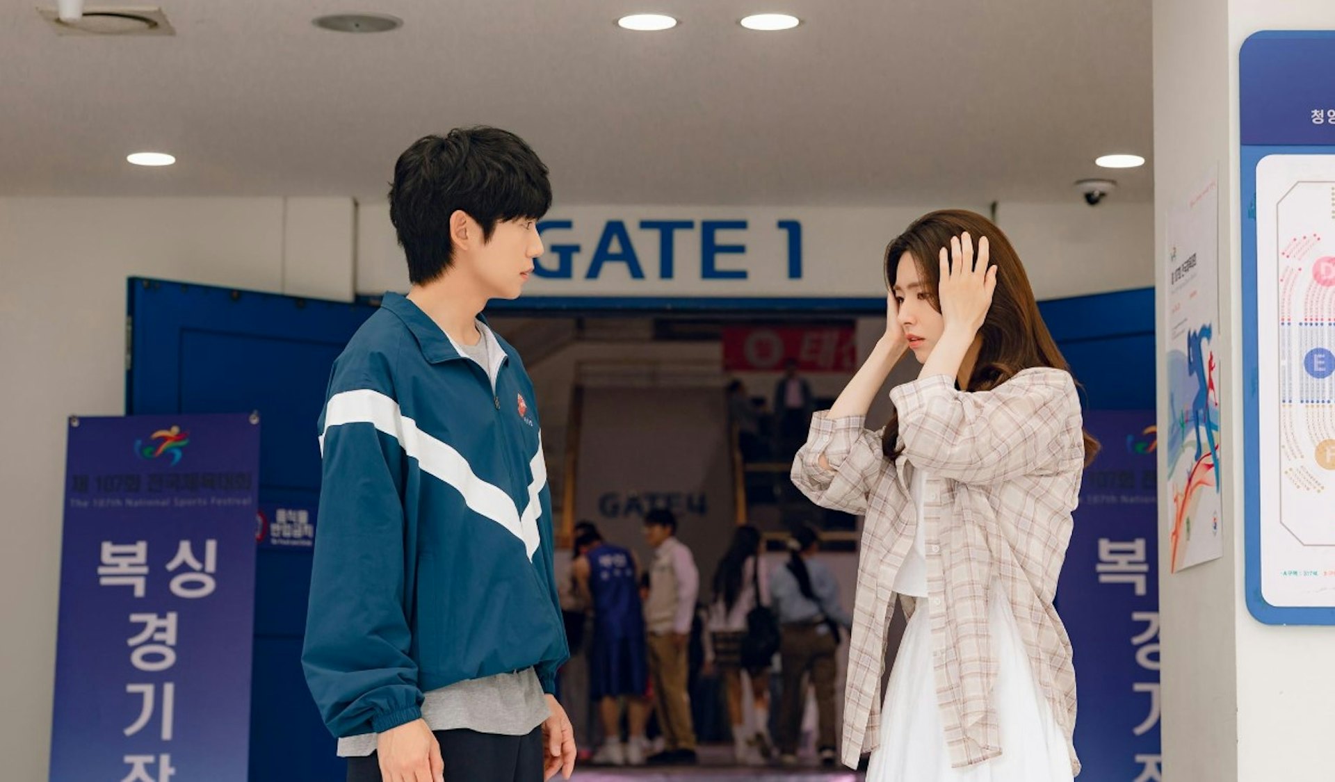 韓劇《我的荒糖戀愛》由賀營、丁海寅主演(劇照)