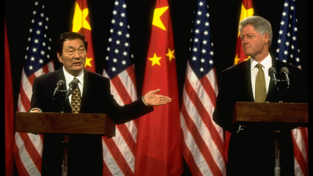 朱镕基逝世|1999年访美晤克林顿推动中国加入世贸