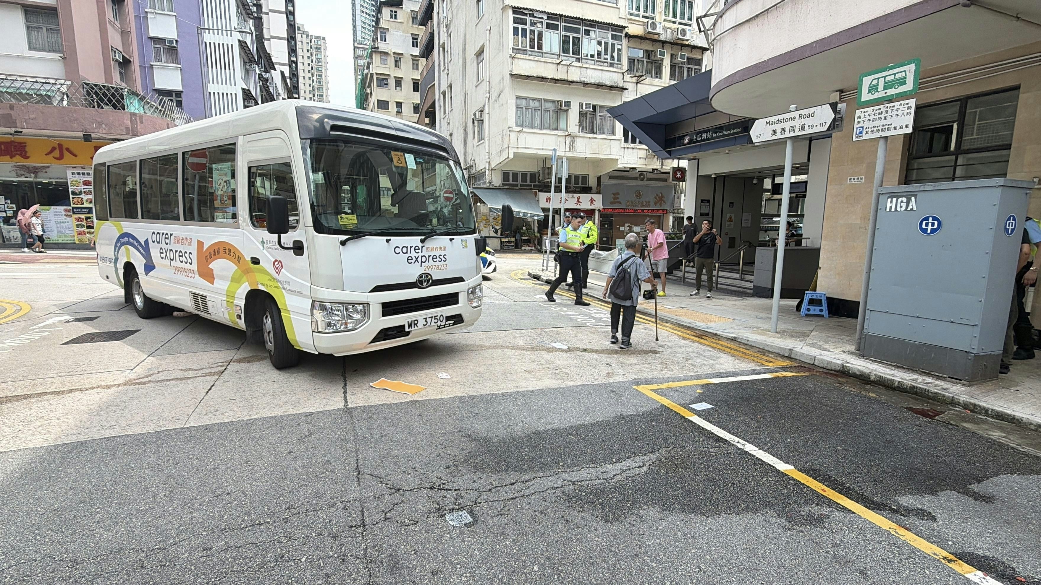 土瓜灣美善同道七旬翁捱復康小巴撞 留醫5日傷重不治