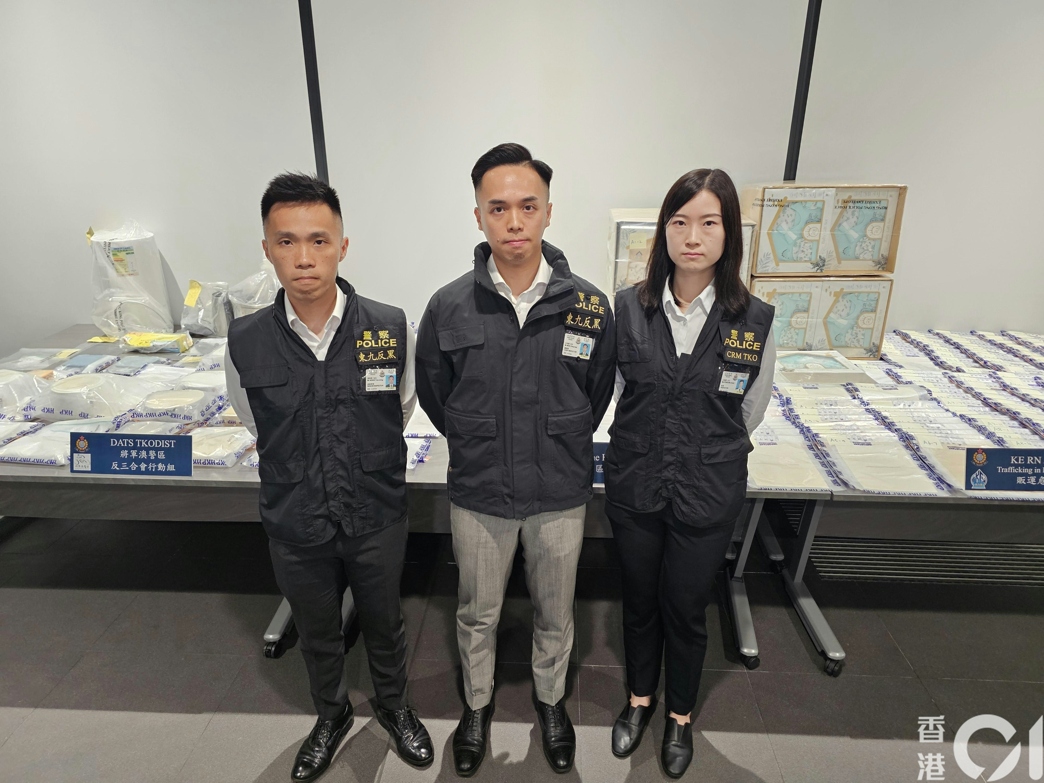 舊商場舖變毒品倉 村屋作製毒工場 警拘年輕男女檢$1,600萬貨