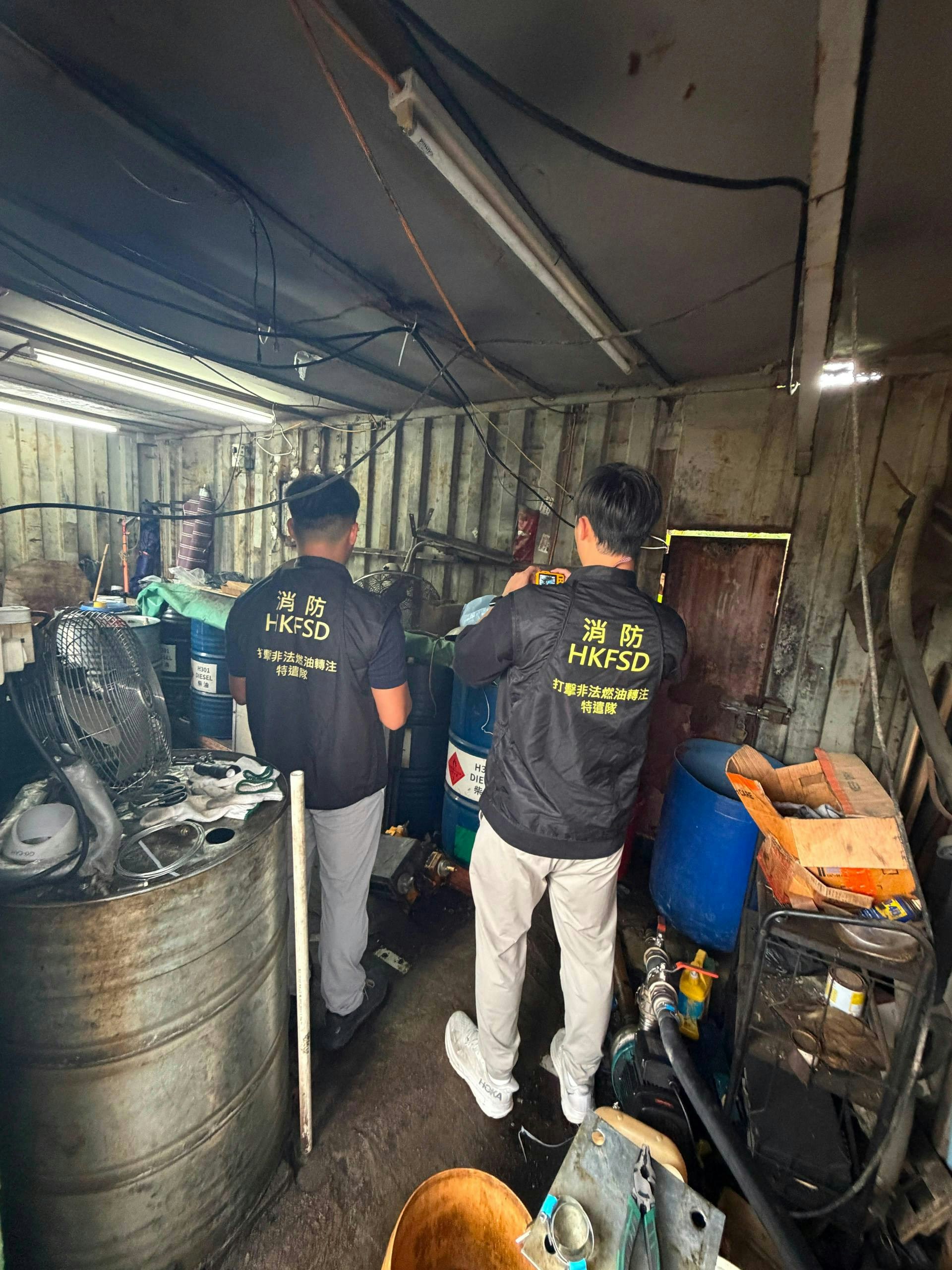 消防兩日內兩度搗粉嶺同一鬼油站檢975升柴油