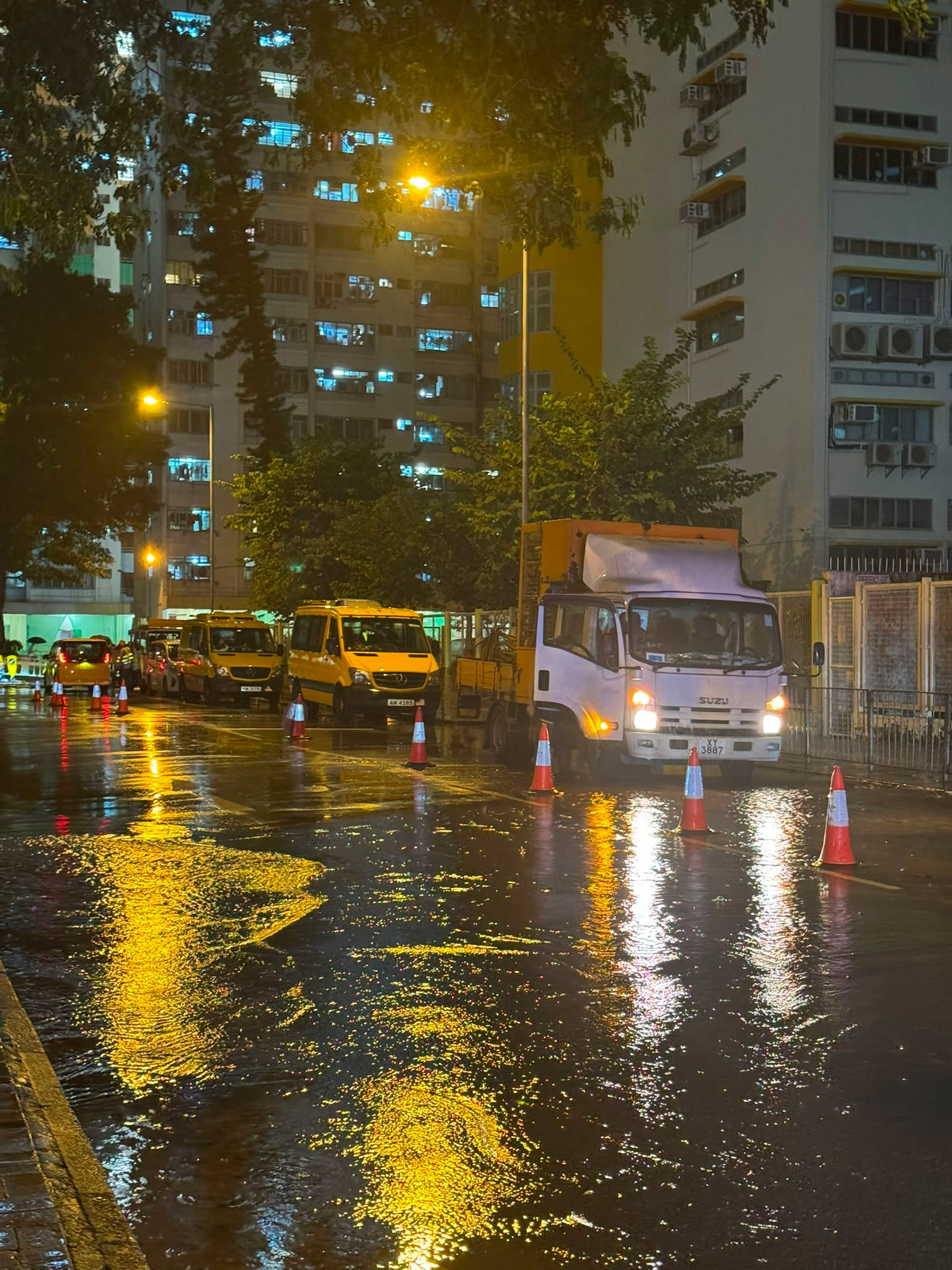 Water Main Burst on Tai Po Road Disrupts Supply for 5,000 Residents