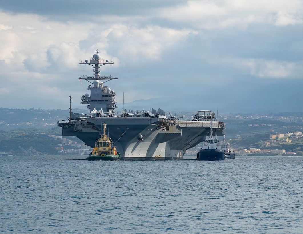 美国海军CVN-78「福特」号航母。(美国海军官网)