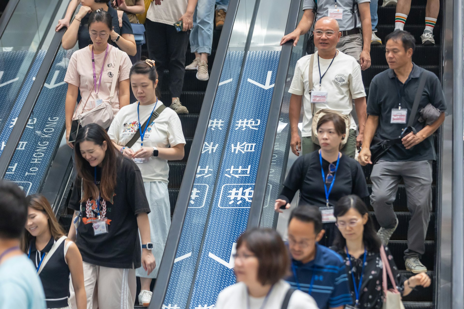 新皇崗口岸今日進行第四次大型演練,超過兩萬名公務員參與,現場人頭湧湧。