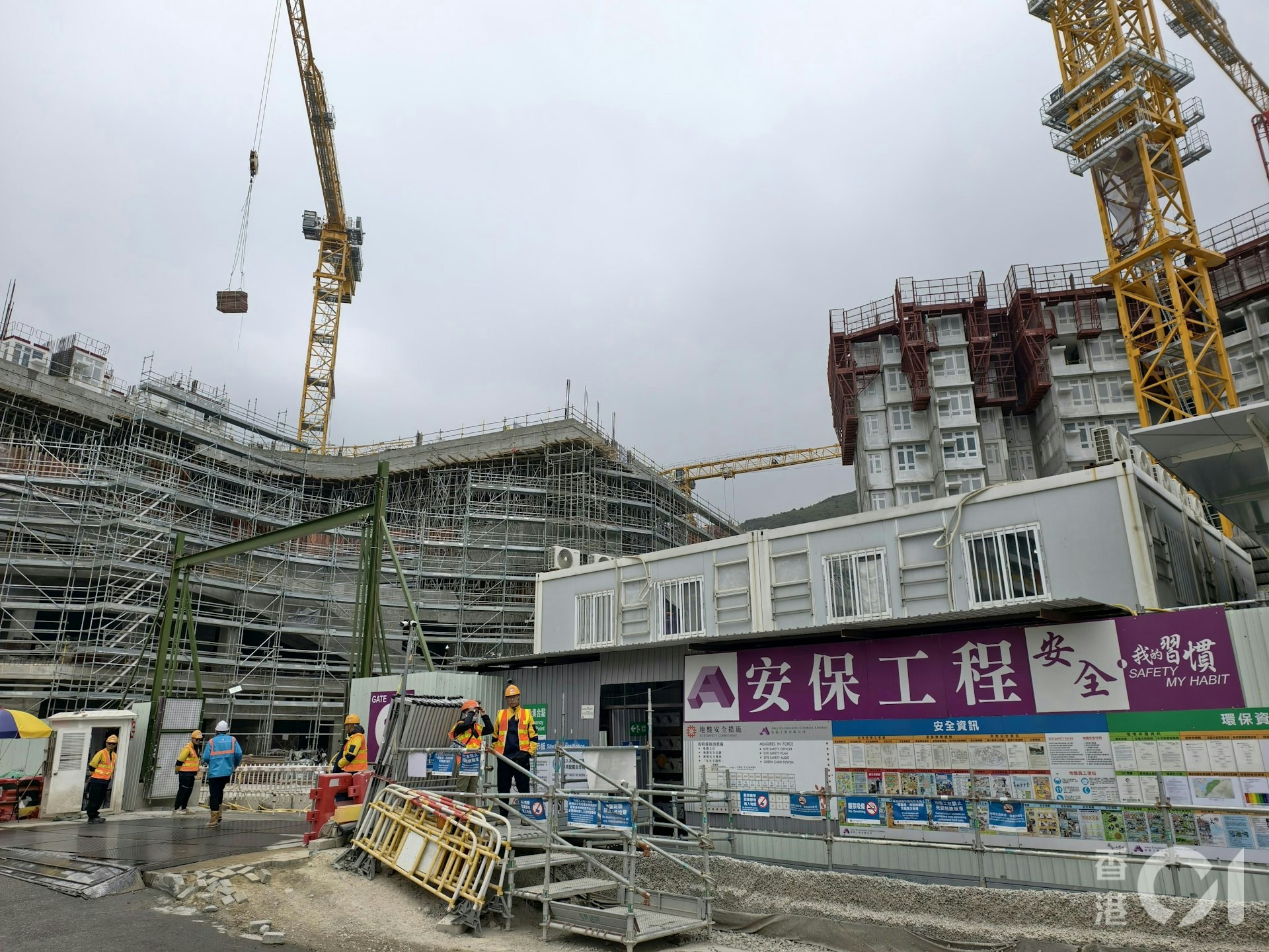 東涌公屋地盤混凝土強度未達標　涉事安保捲多宗事故屢被停投標