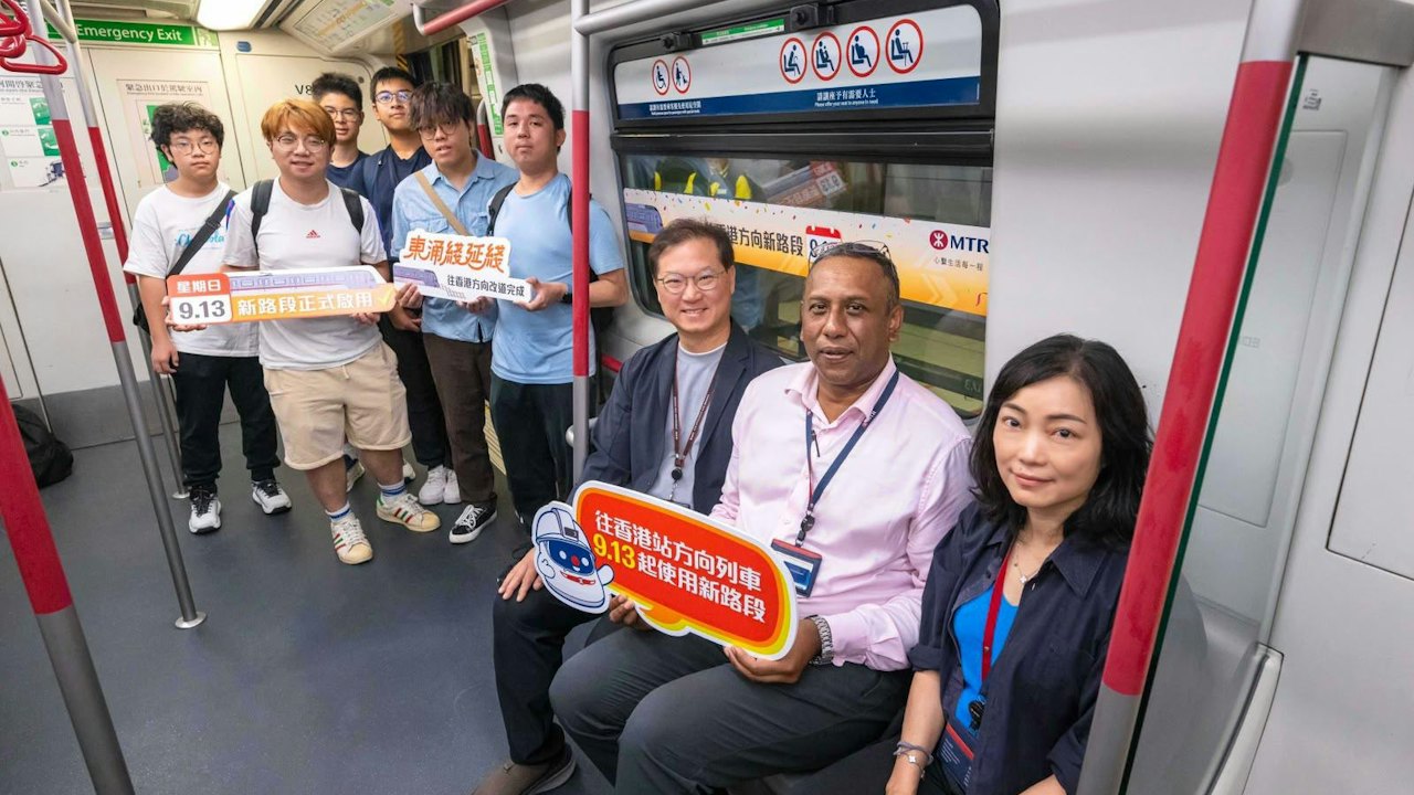港鐵東涌綫延綫新路軌段今啟用 指行車時間相若 服務大致暢順