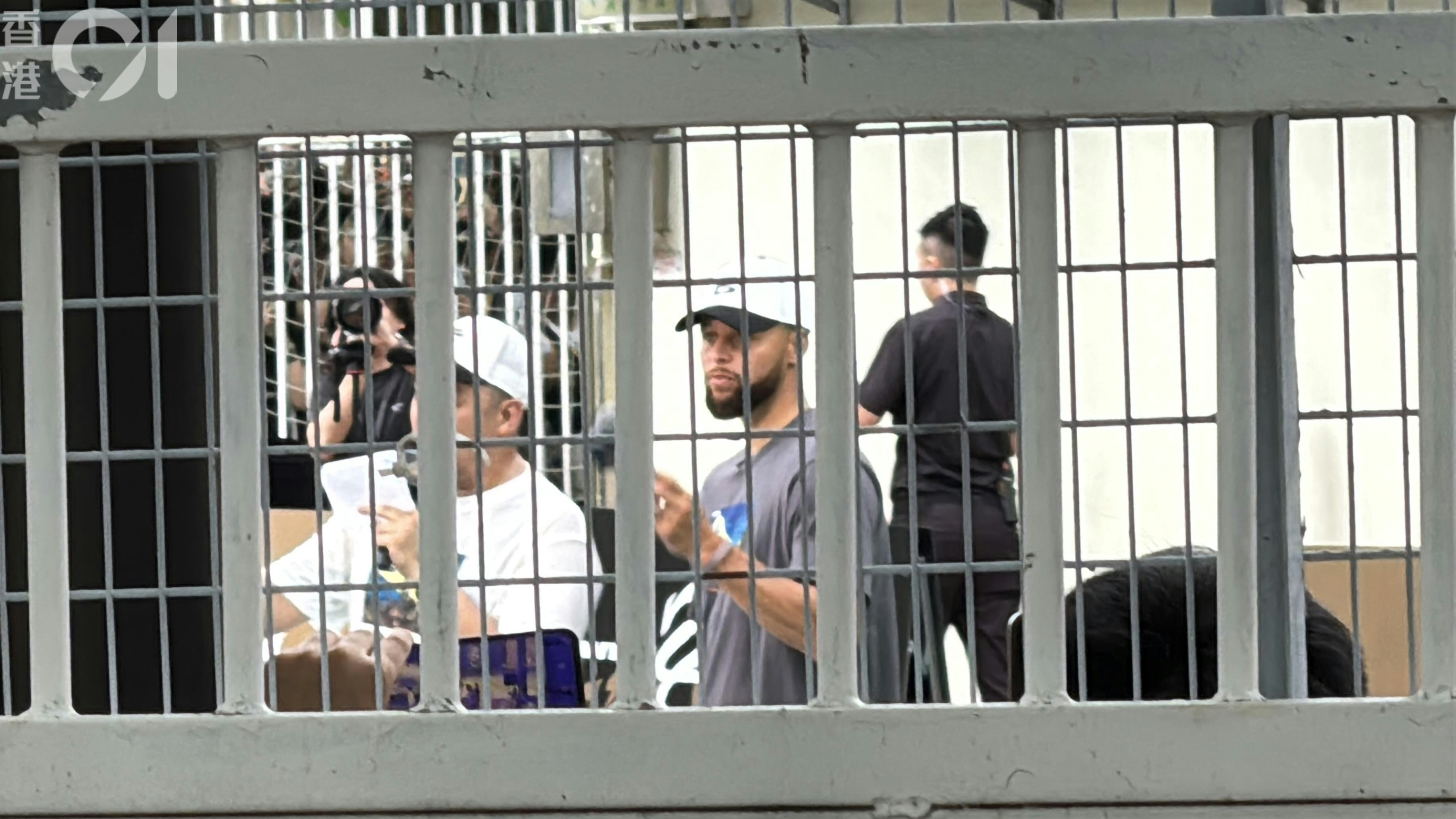 NBA Star Stephen Curry Surprises Fans with Tuen Mun School Visit
