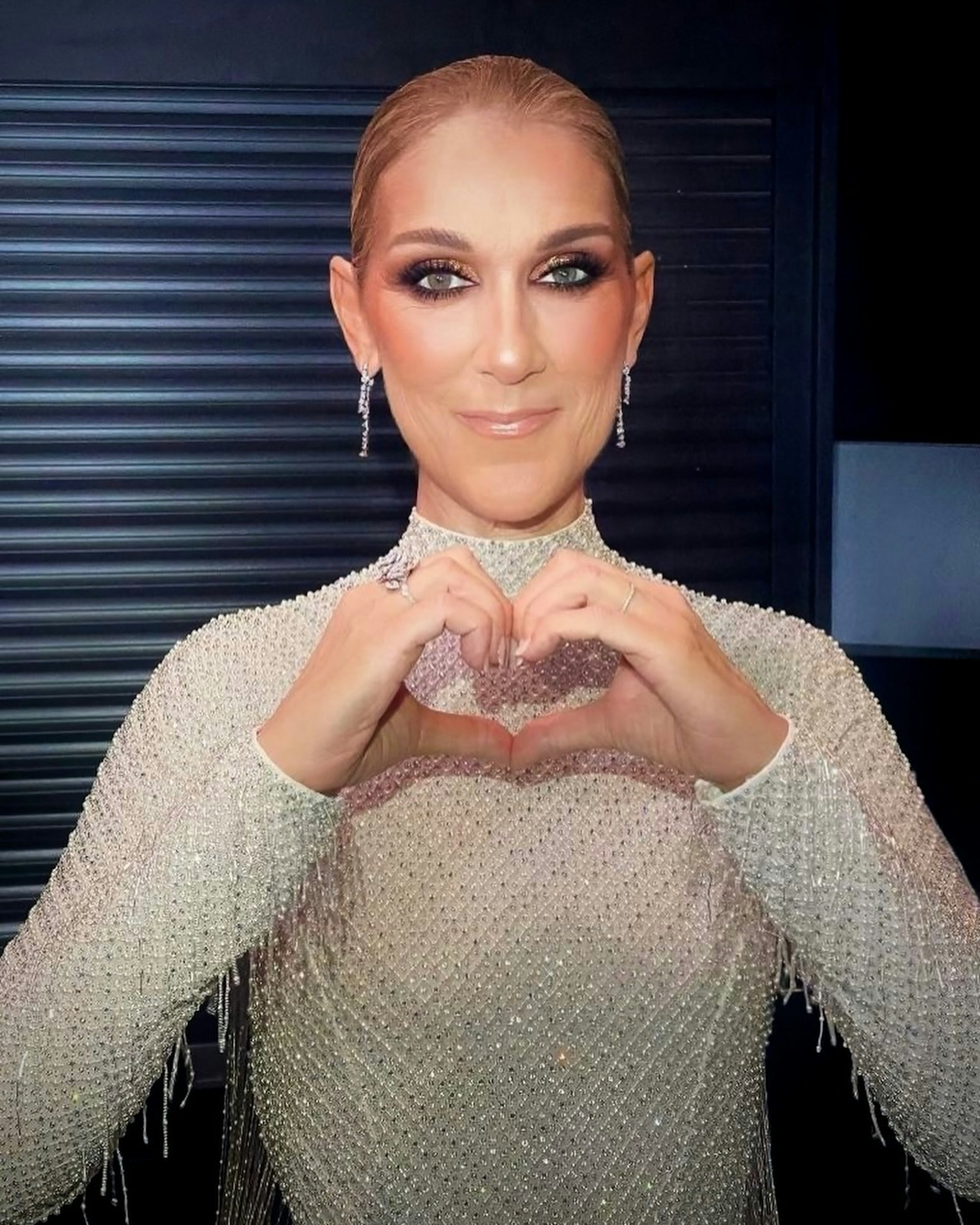 Céline Dion 2022年披露自己確診罕見疾病「僵硬人症候群」,全身肌肉劇烈痙攣,一度無法正常行走,甚至失去發聲能力。但她未被病痛擊垮,事隔6年再開個唱。(IG@celinedion)