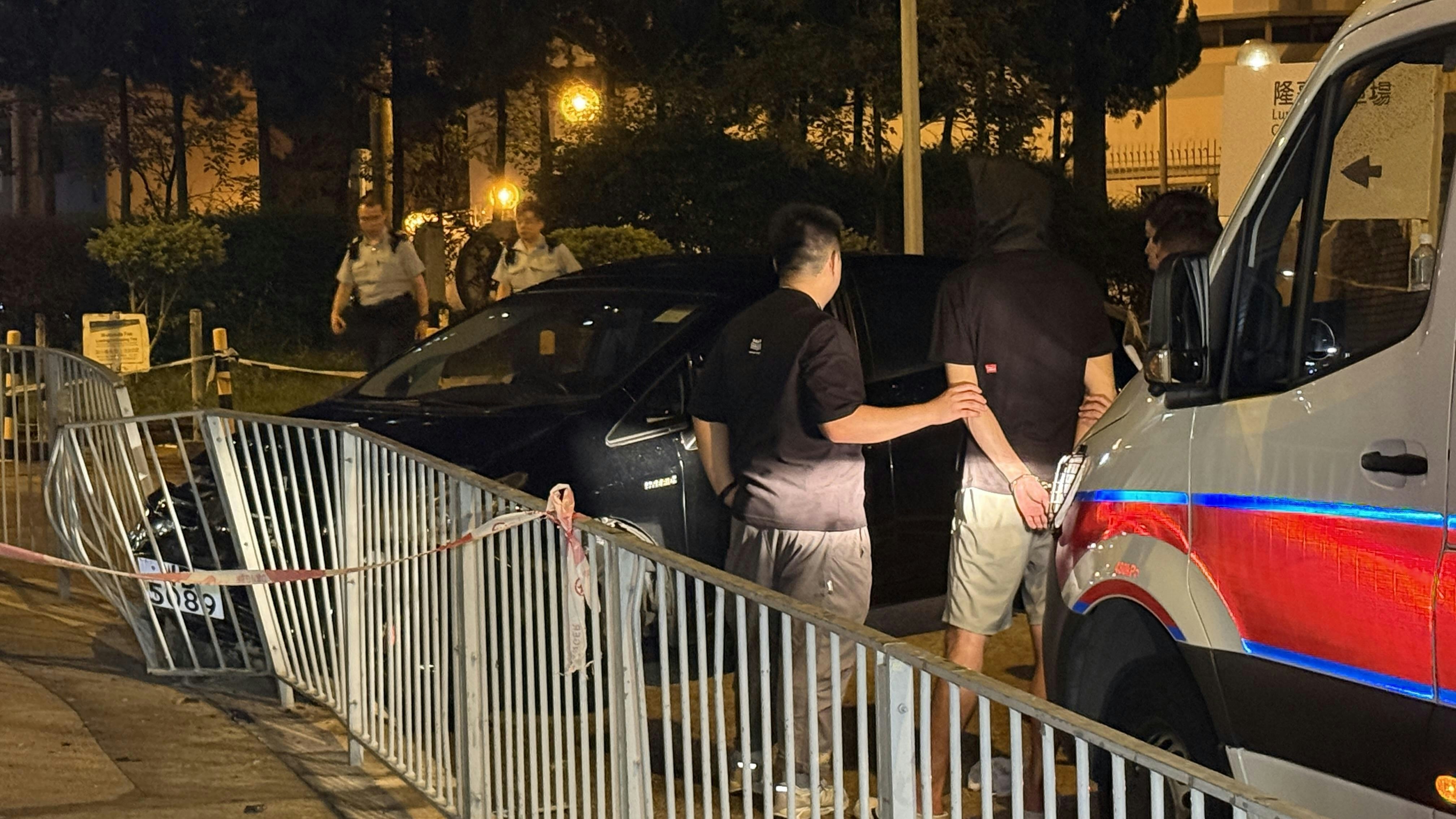 Sha Tin driver arrested after crash and false report