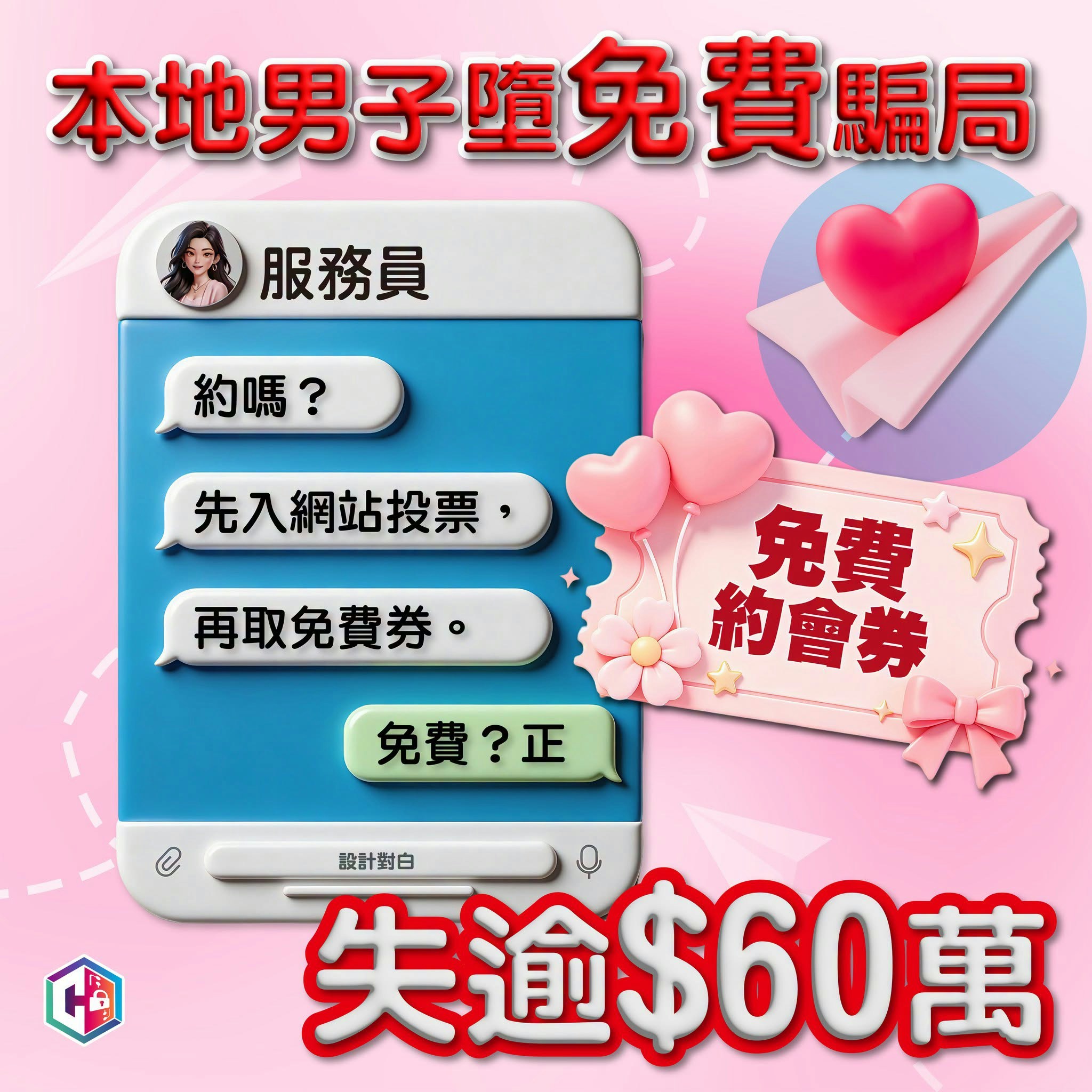 港男误信免费约会券任务 六天被骗逾68万元