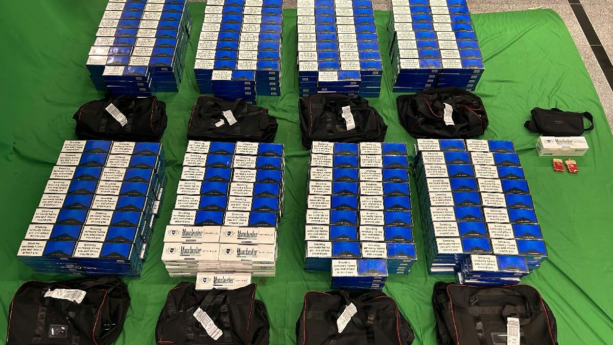 內地男子機場入境走私13萬支煙被捕 判入獄10個月兼罰款1千元