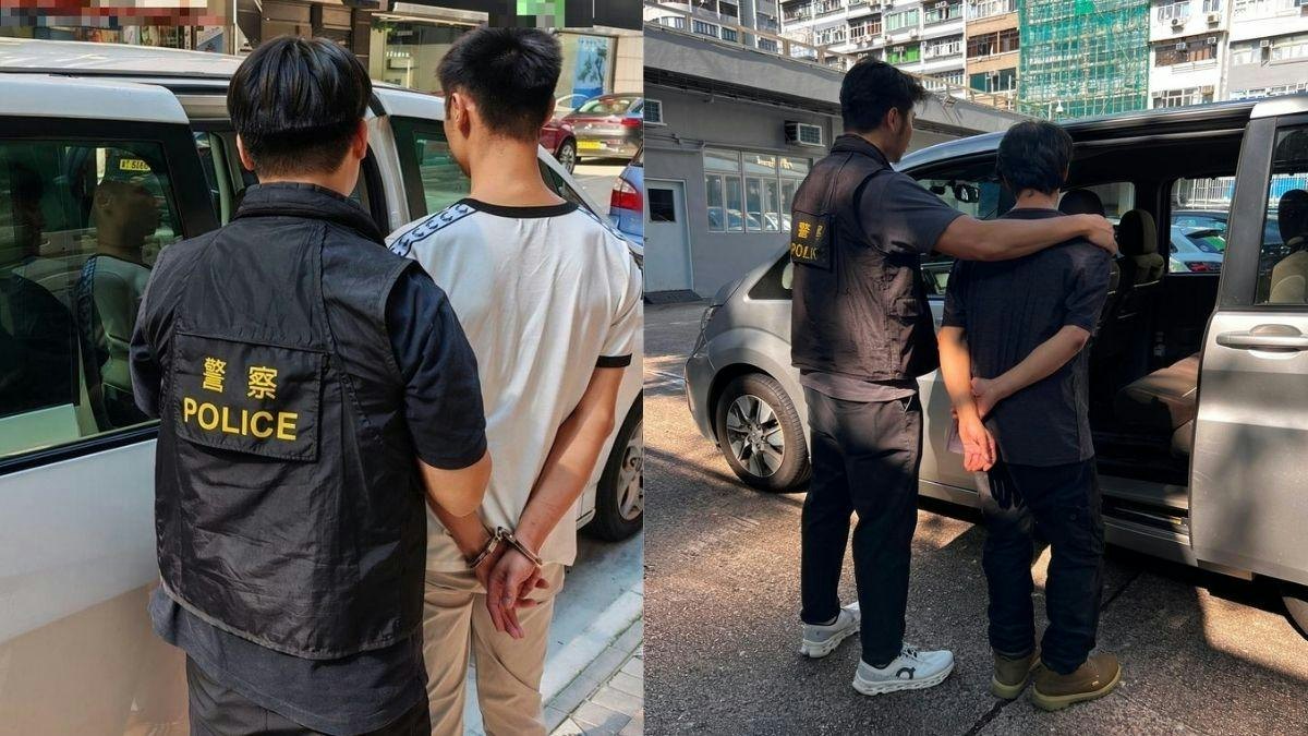 紅磡觀塘兩酒樓分店遭淋紅油 警查天眼拘兩男涉刑事毀壞