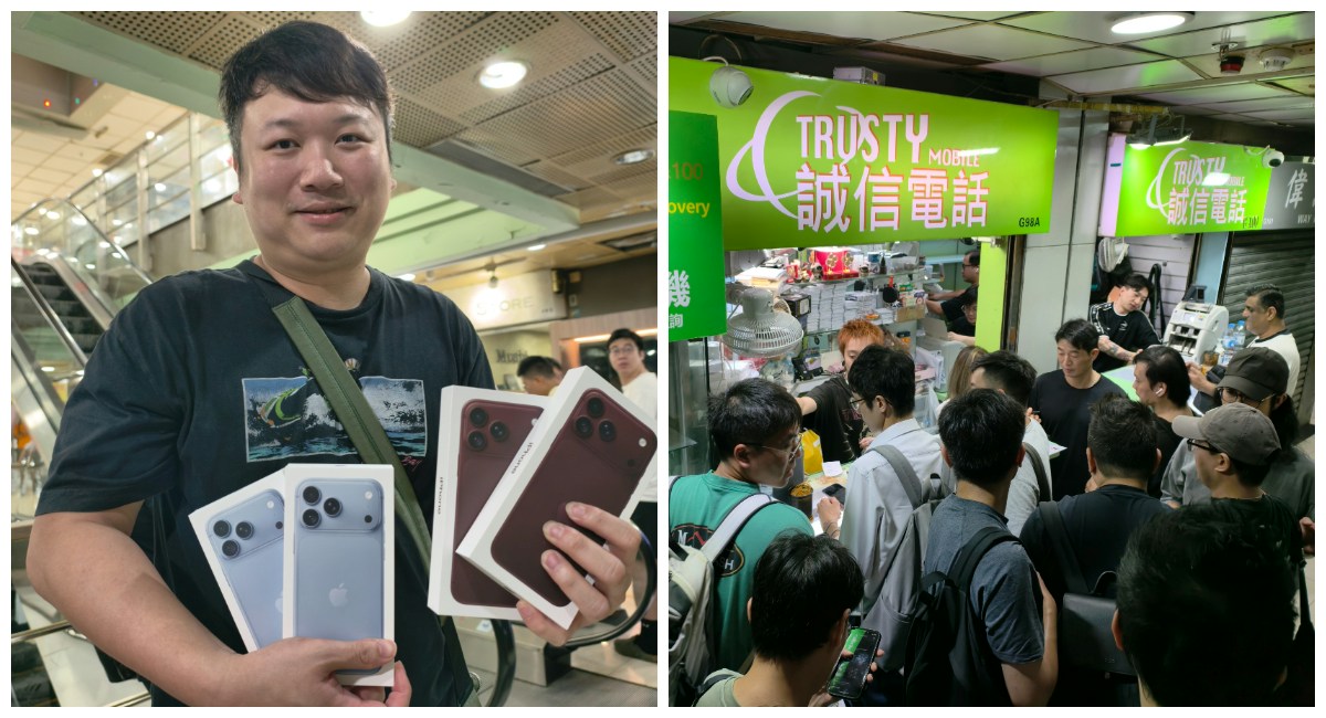 iPhone18開售．直擊先達收機｜巿民搶10部料賺逾2萬：換部摺機