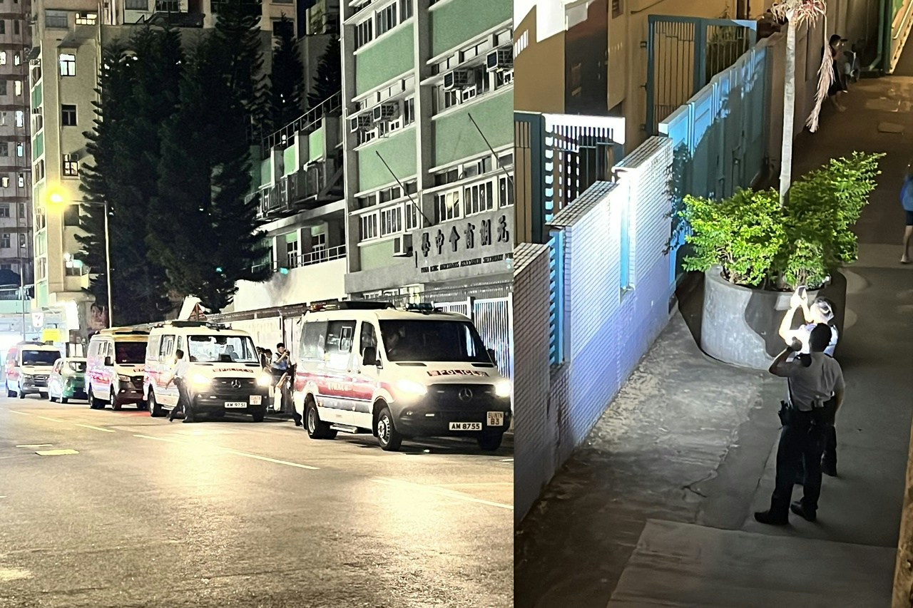 元朗豐年路女子被𠝹刀襲擊額頭傷　警憂疑兇逃入學校曾大舉搜索