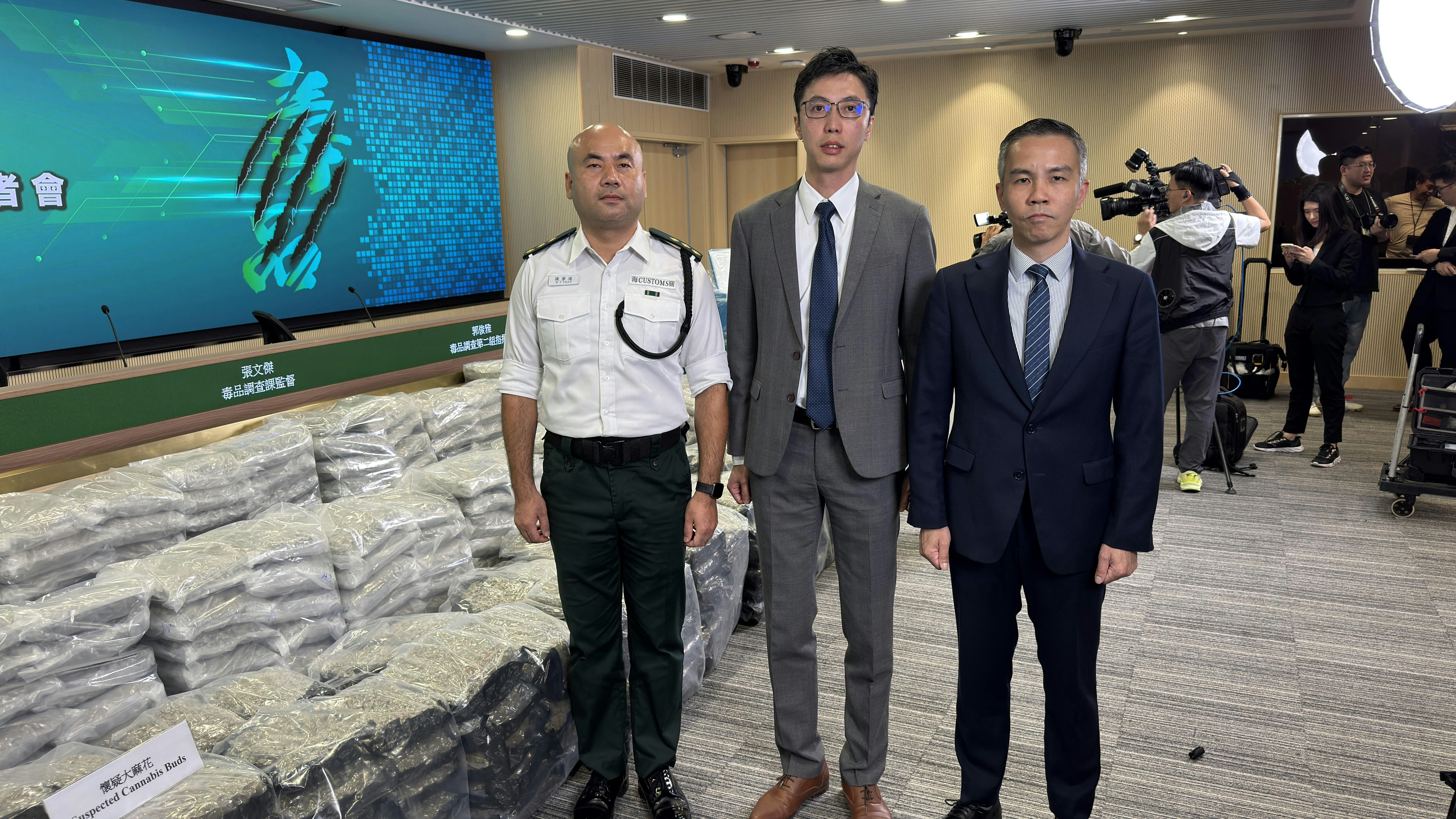海關破歷來最大宗海路販毒案　泰國抵港保溫箱藏$1.25億大麻拉3人