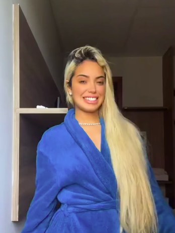 网红伊芙琳利马丹塔斯Evelyn Lima Dantas。(Tiktok@eudonatoevellyn45)