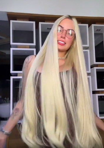 网红伊芙琳利马丹塔斯Evelyn Lima Dantas。(Tiktok@eudonatoevellyn45)