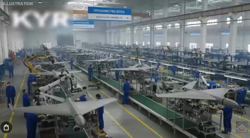 扩建项目计划到2029年每年新增500吨军用级航空航天碳纤维的产量,用以支持俄罗斯工厂每年额外生产28000架「天竺葵」无人机机身。(YouTube@DEEP WEAPONS影片截图)