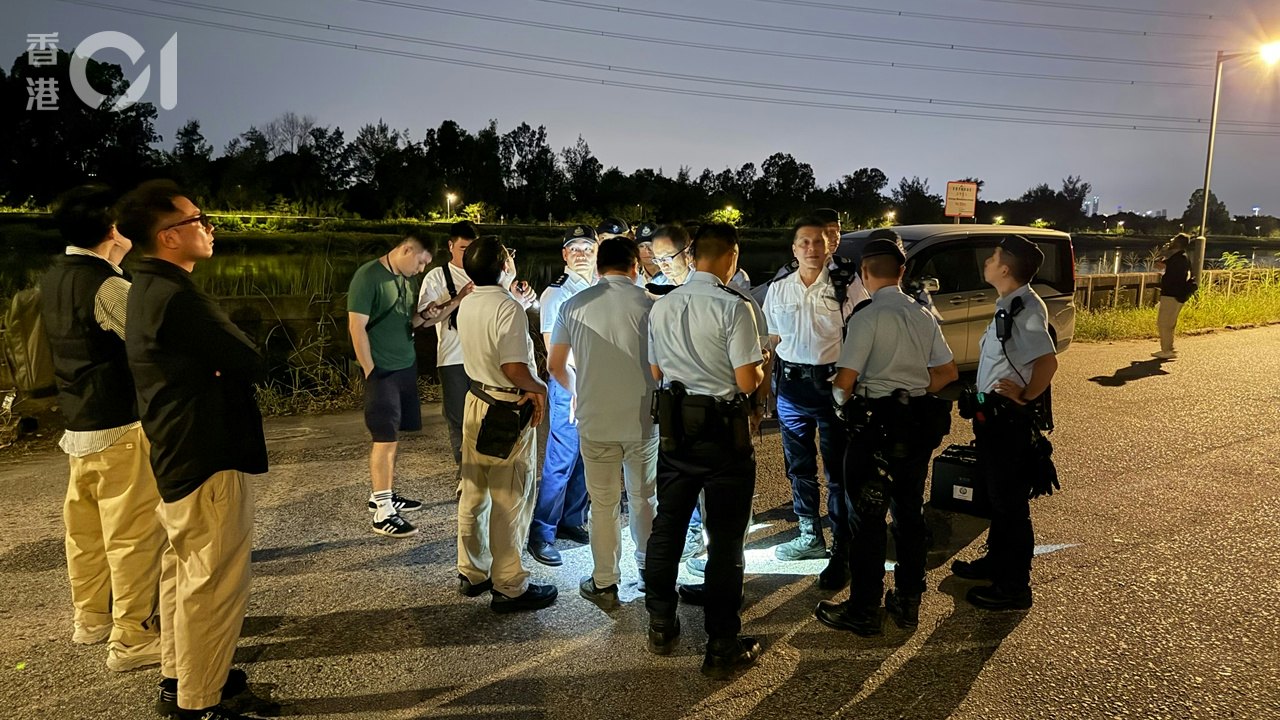 元朗疑狗咬死人|漁護警方連續第三日 肇事現場搜捕無人看管狗隻