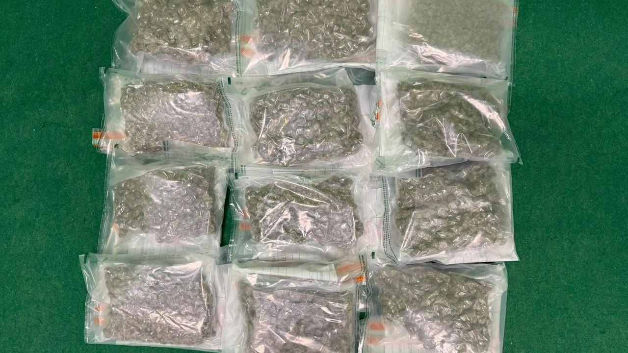 兩內地男旅客曼谷抵港 行李藏$120萬大麻花 海關機場截獲拘捕
