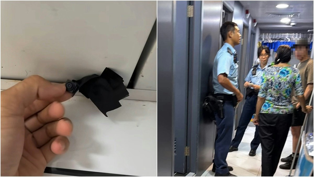 24/7 FITNESS沙田分店更衣室驚藏針孔鏡頭 警列窺淫追緝|有片