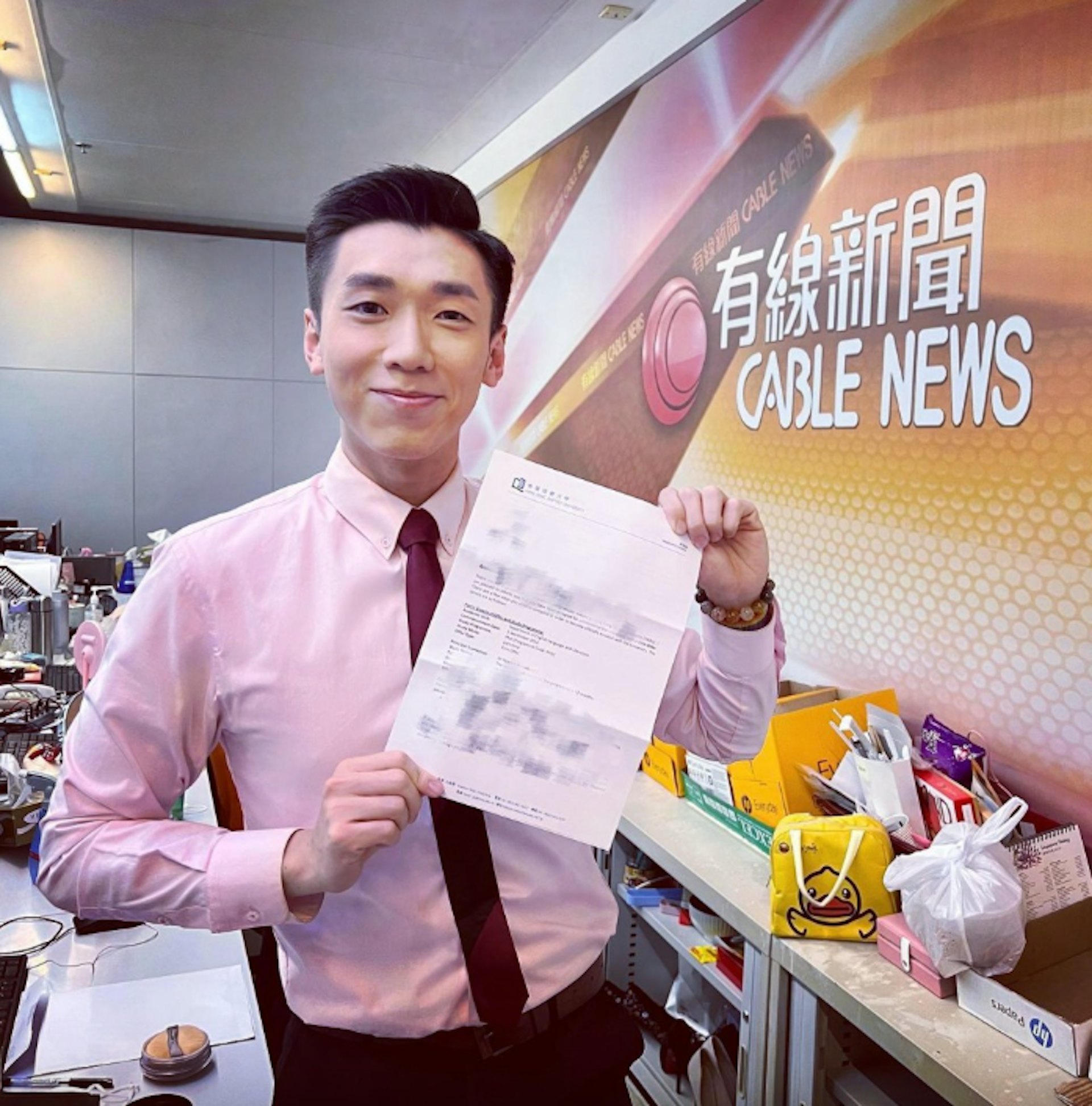 陳書君已回復自由身工作。(ig@vincentchan1013)