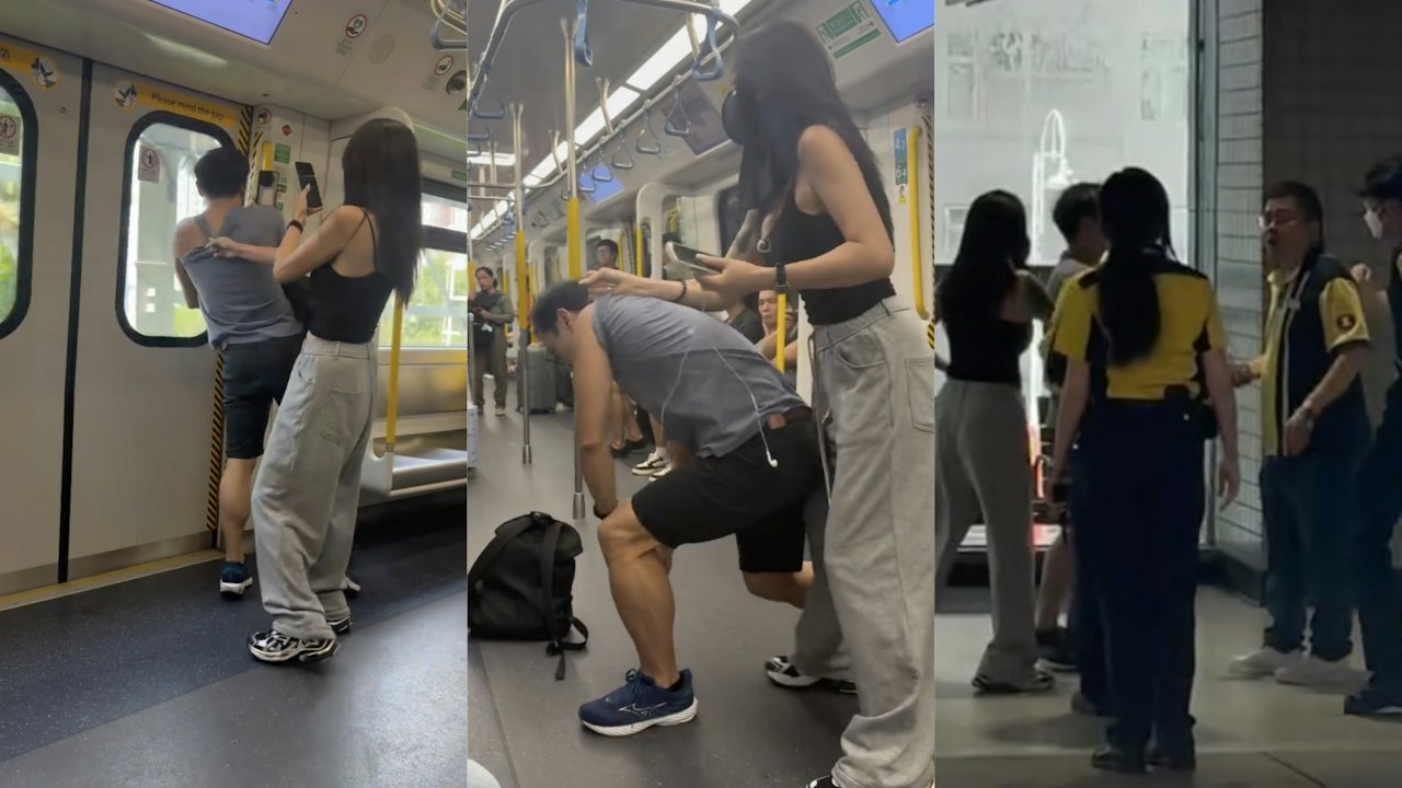 有片|港鐵車廂48歲女稱23歲男偷拍 扯衫阻離開 警查手機無發現