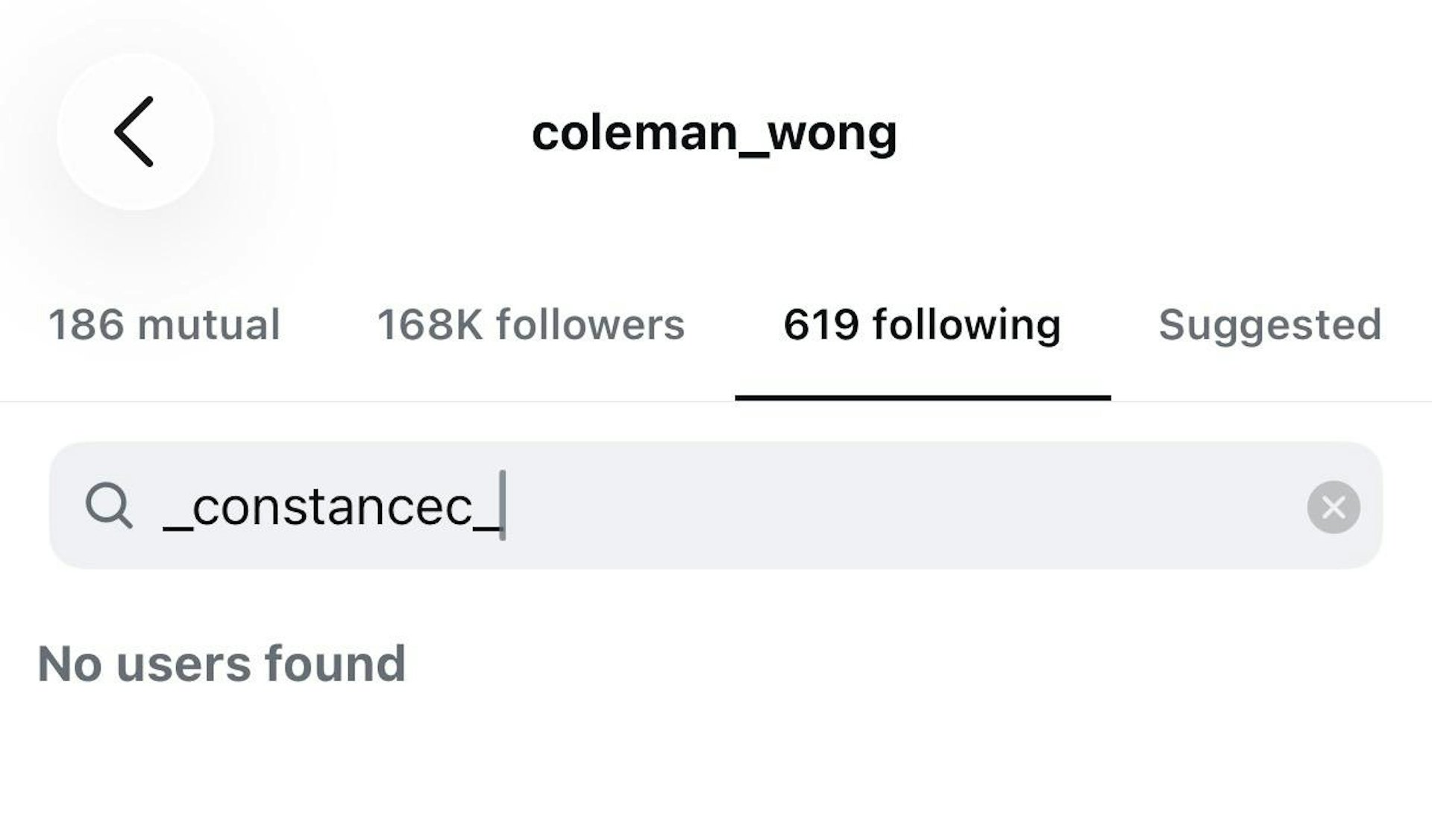 黃澤林亦已沒有follow康堤,因而傳出二人分手。(IG@coleman_wong)