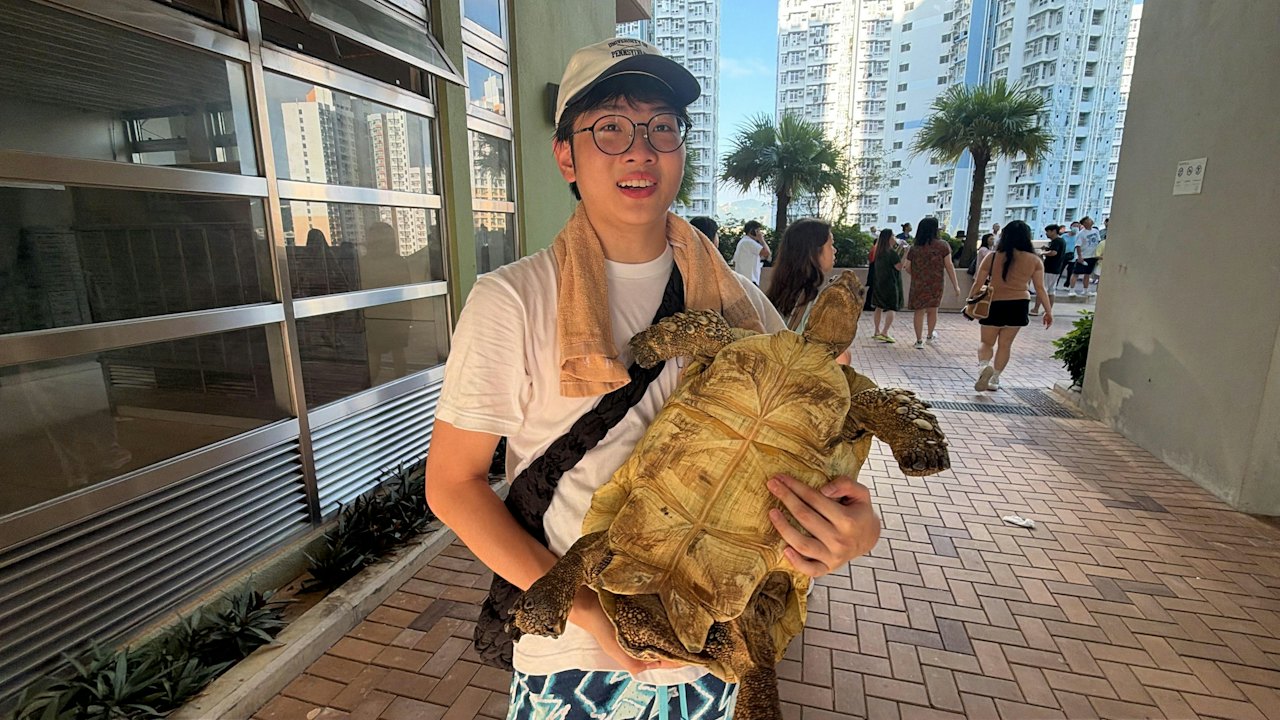 水泉澳邨火警|居民抱豹紋綠龜逃生 沿24樓落樓:第一次見咁大煙