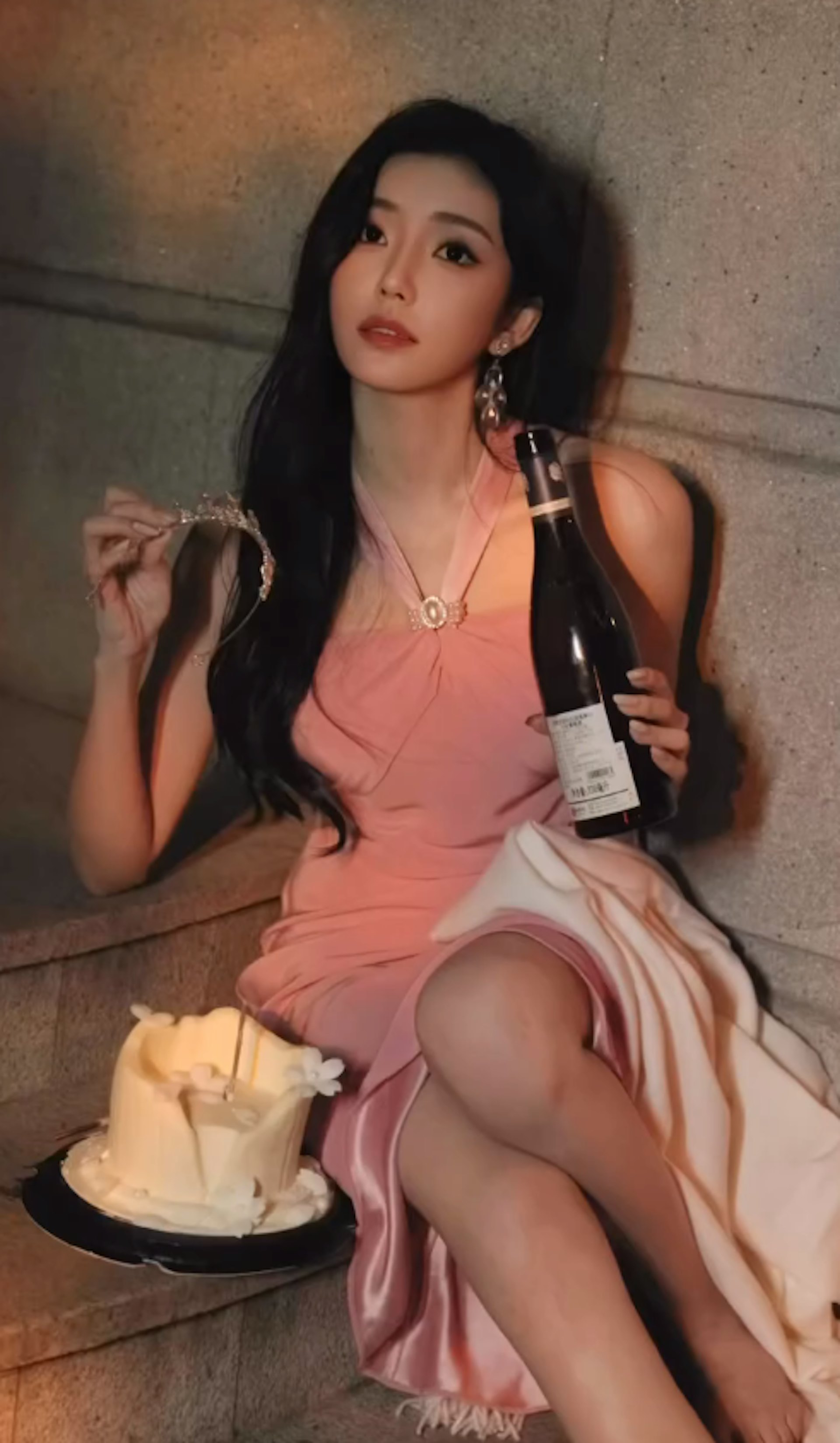 大騷筆直長腿。(IG@lovelle.minci)