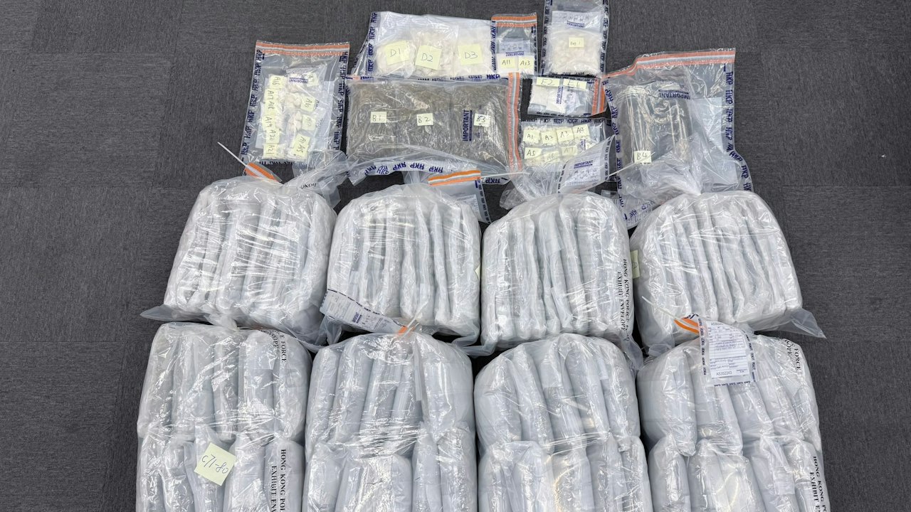 警破元朗兩毒品倉拘22歲青年 起海洛英及大麻花等約值$1100萬