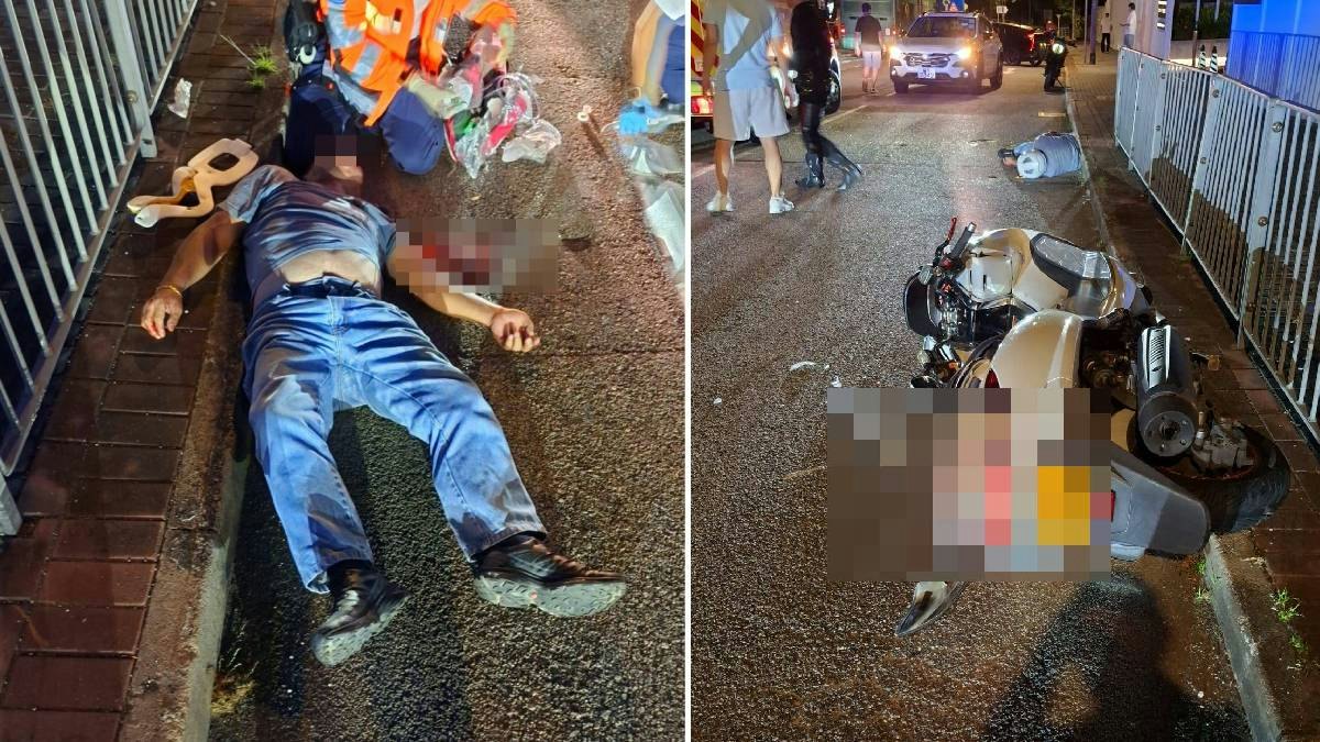 薄扶林車禍|63歲鐵騎士捱Tesla撞昏迷 送院搶救後不治