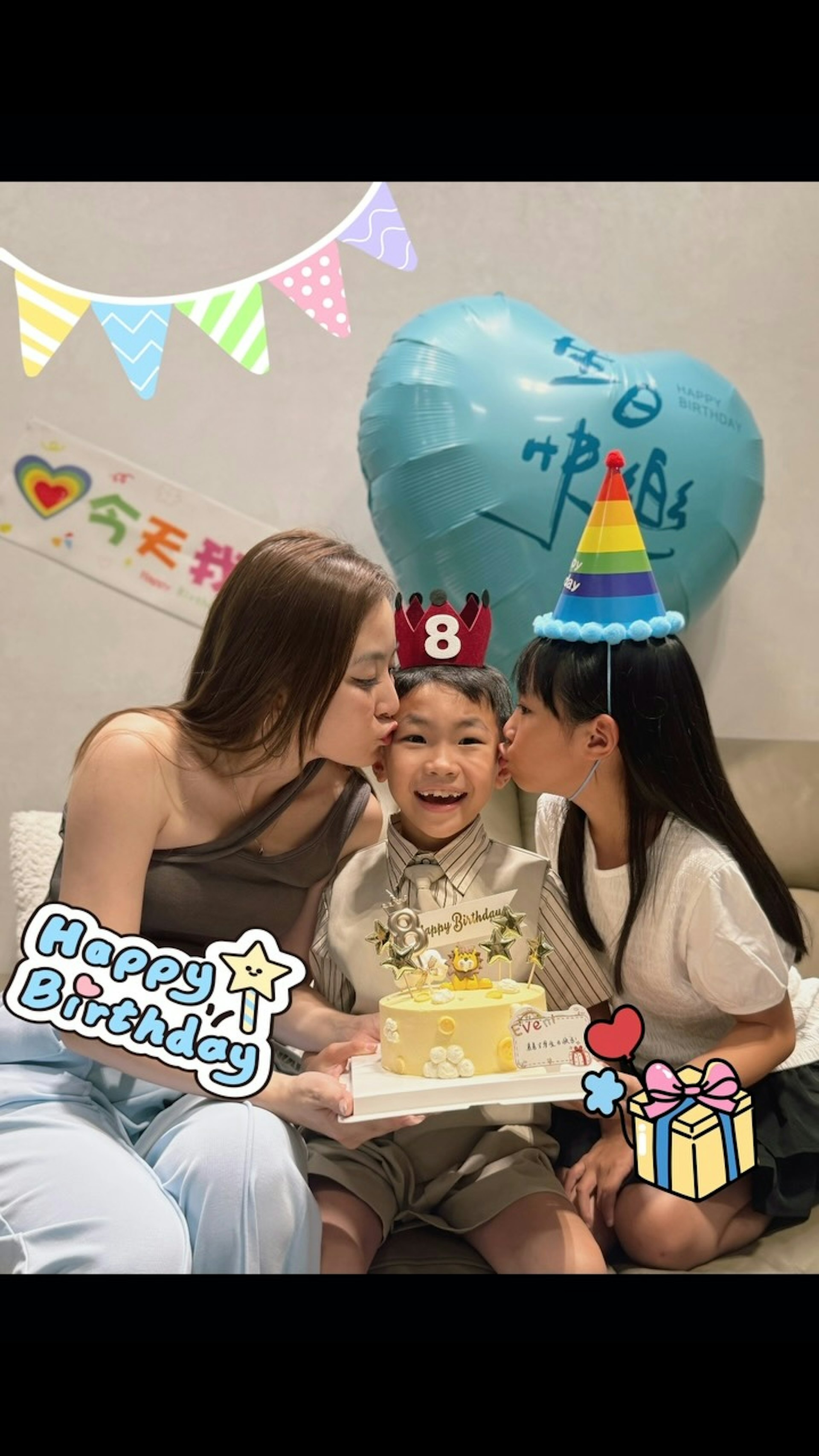 慶祝生日。(IG@renee0727)