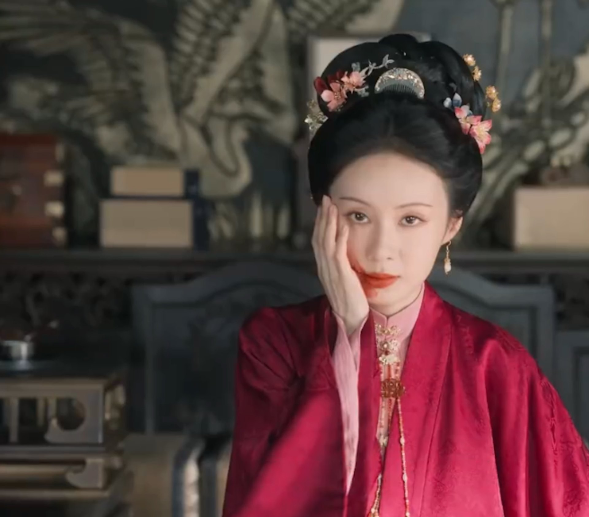 《蘭香如故》中由馬凡丁飾演的林繡茹,其命運走向被觀眾形容為最為悲慘的一條故事線。(《蘭香如故》劇照)