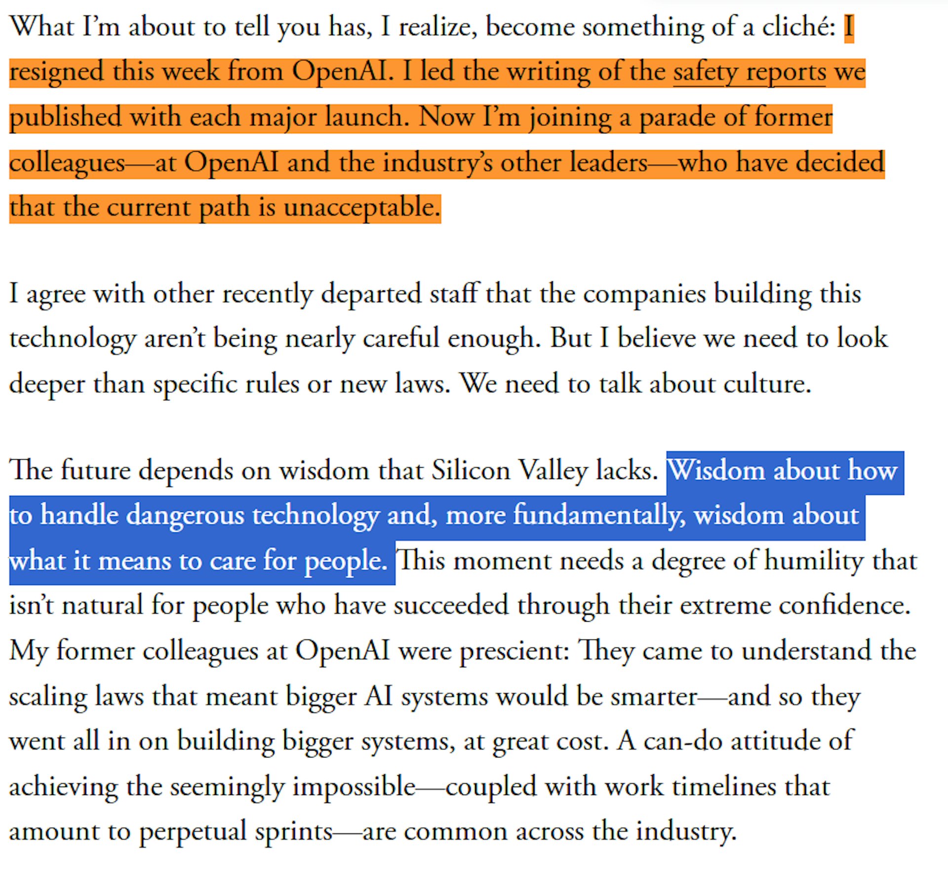 OpenAI 安全系統團隊負責人大衛·羅賓遜(David Robinson)在《大西洋月刊》撰文炮轟OpenAI 內部文化崩壞。