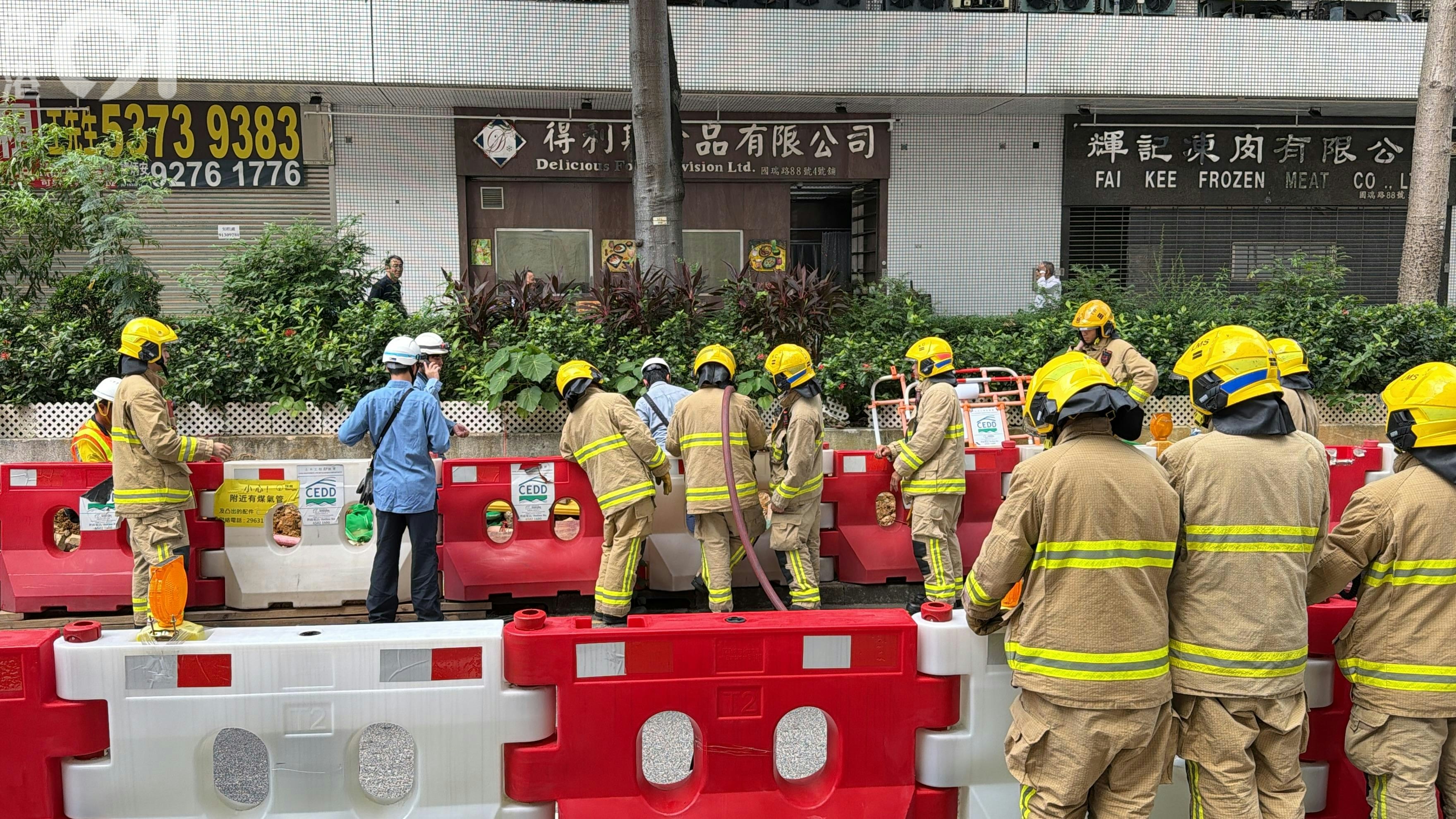 Electrical Fault Sparks Emergency Response at Kwai Chung Construction Site