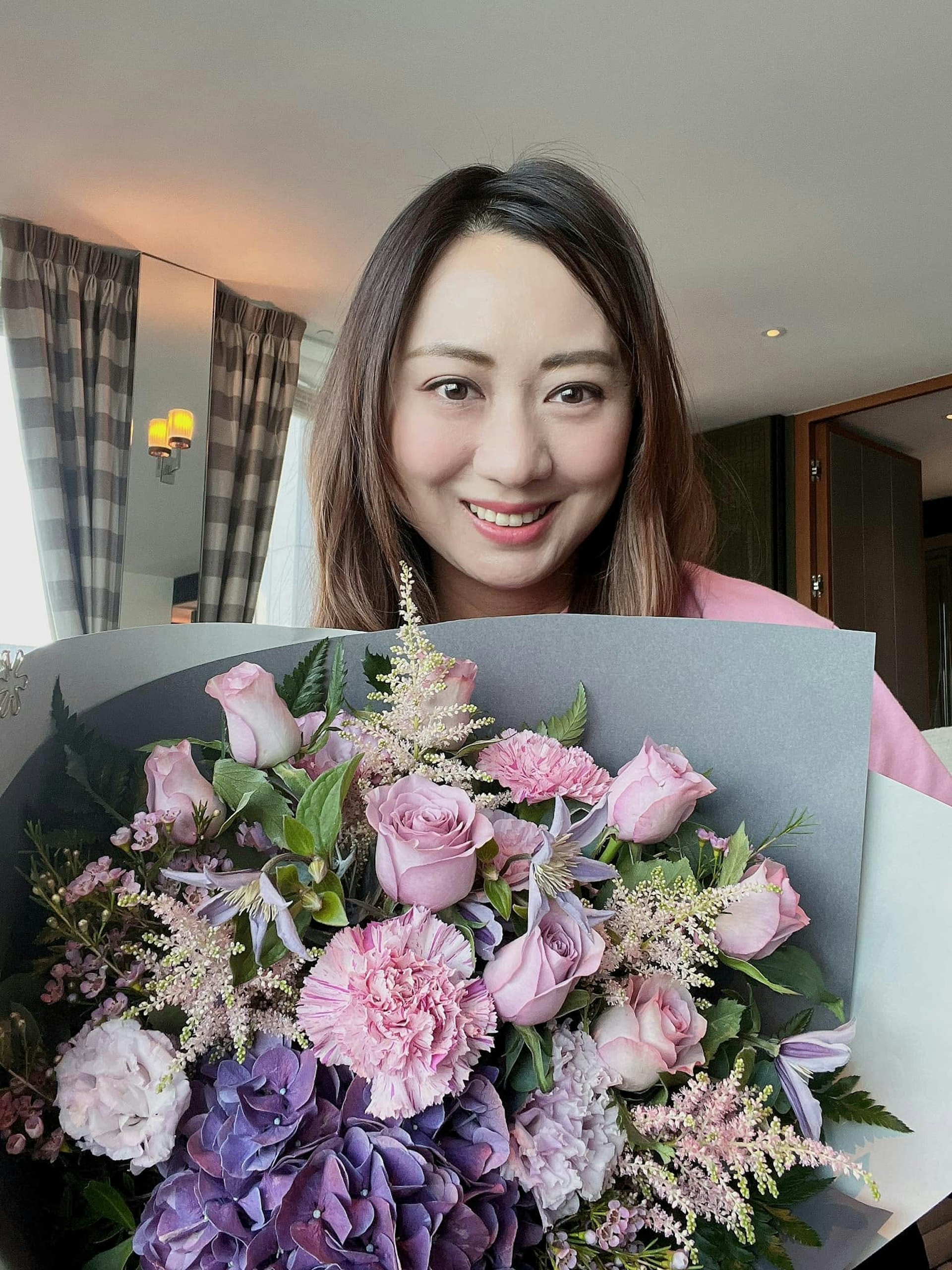 正值事業上升期的汪琳不幸確診患上甲亢。(FB@汪琳Irene Wang)