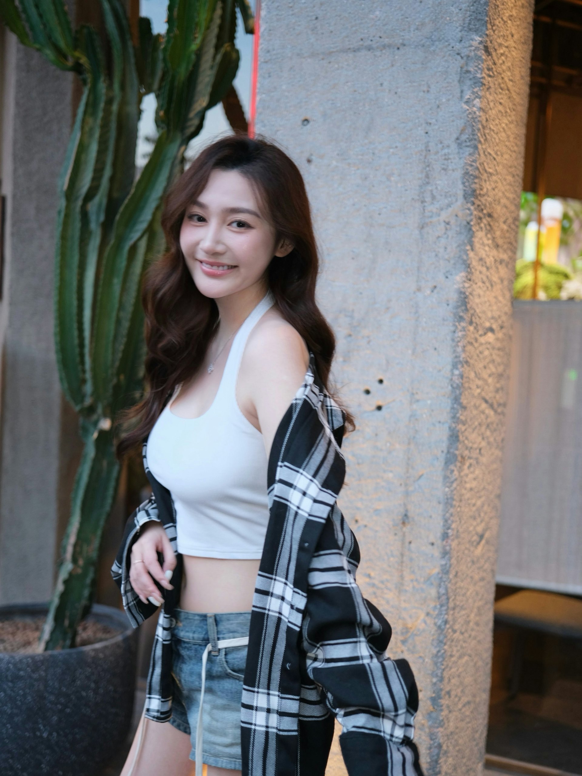 郭奕芯擁有33C傲人上圍與火辣身材。(IG@ashinaaa)