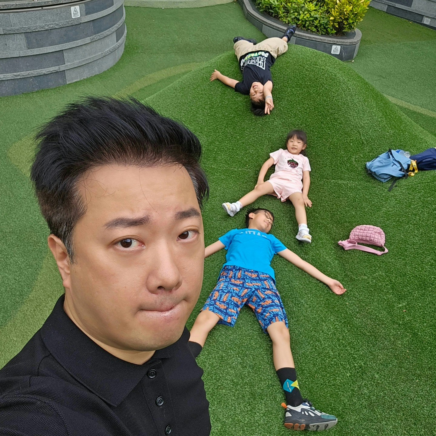 王賢訊亦經常陪伴小朋友。(IG@vince_dragon)